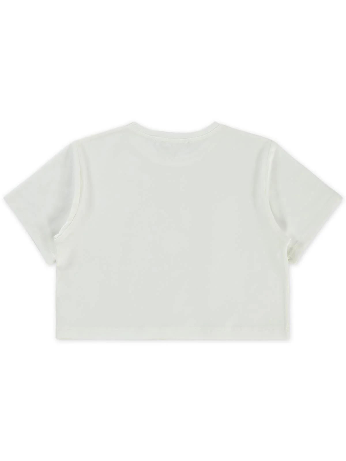 Civil Girls Flamingo Baskılı 6-9 Yaş Tişört - Ekru - Image 6