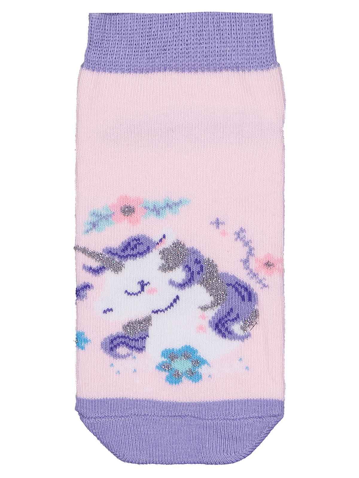 Civil Girls Hello Unicorn 3'lü 2-12 Yaş Kız Patik Çorap - Image 6