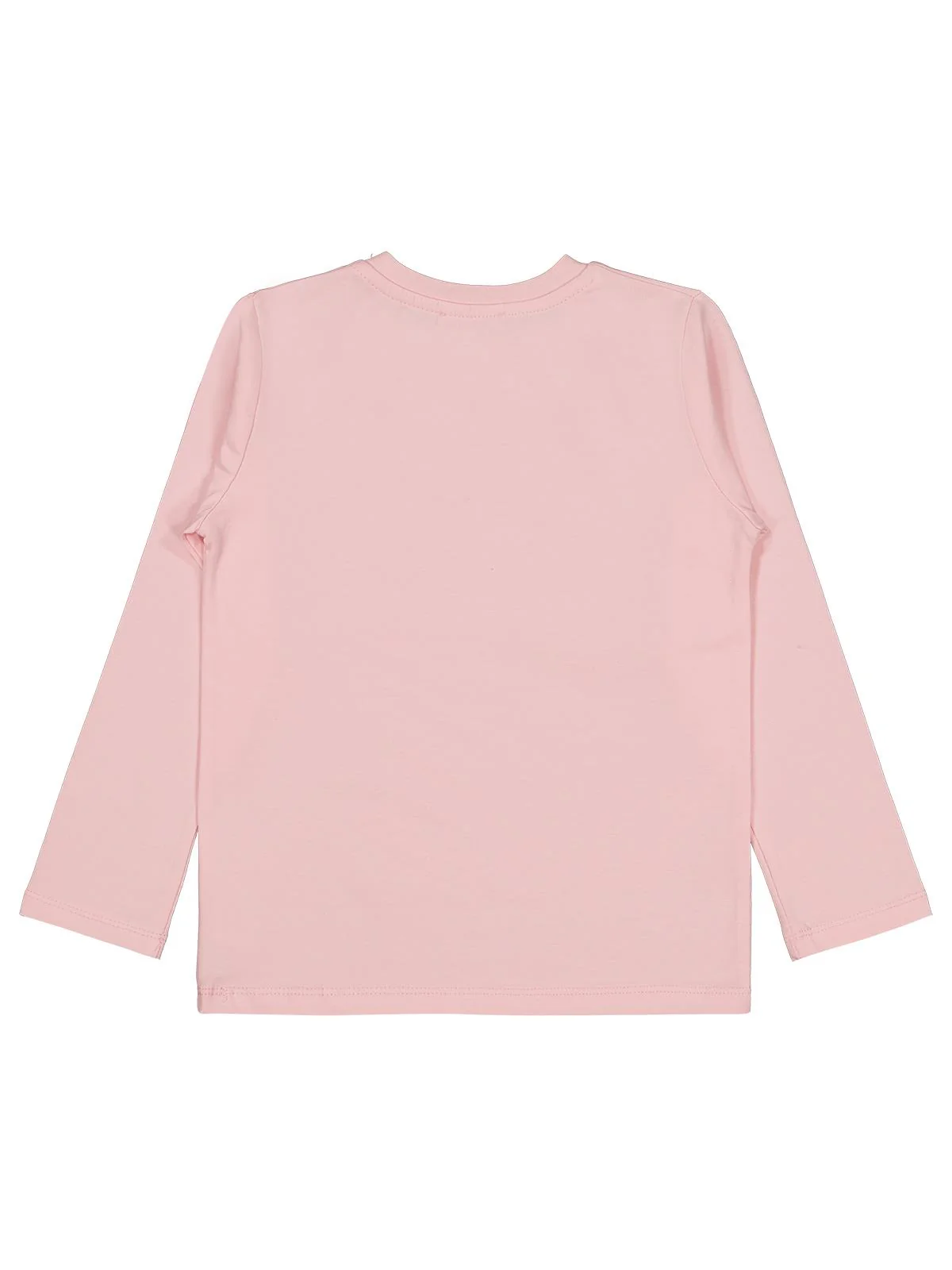 Civil Girls Kalp Baskılı 6-9 Yaş Sweatshirt - Pudra - Image 2