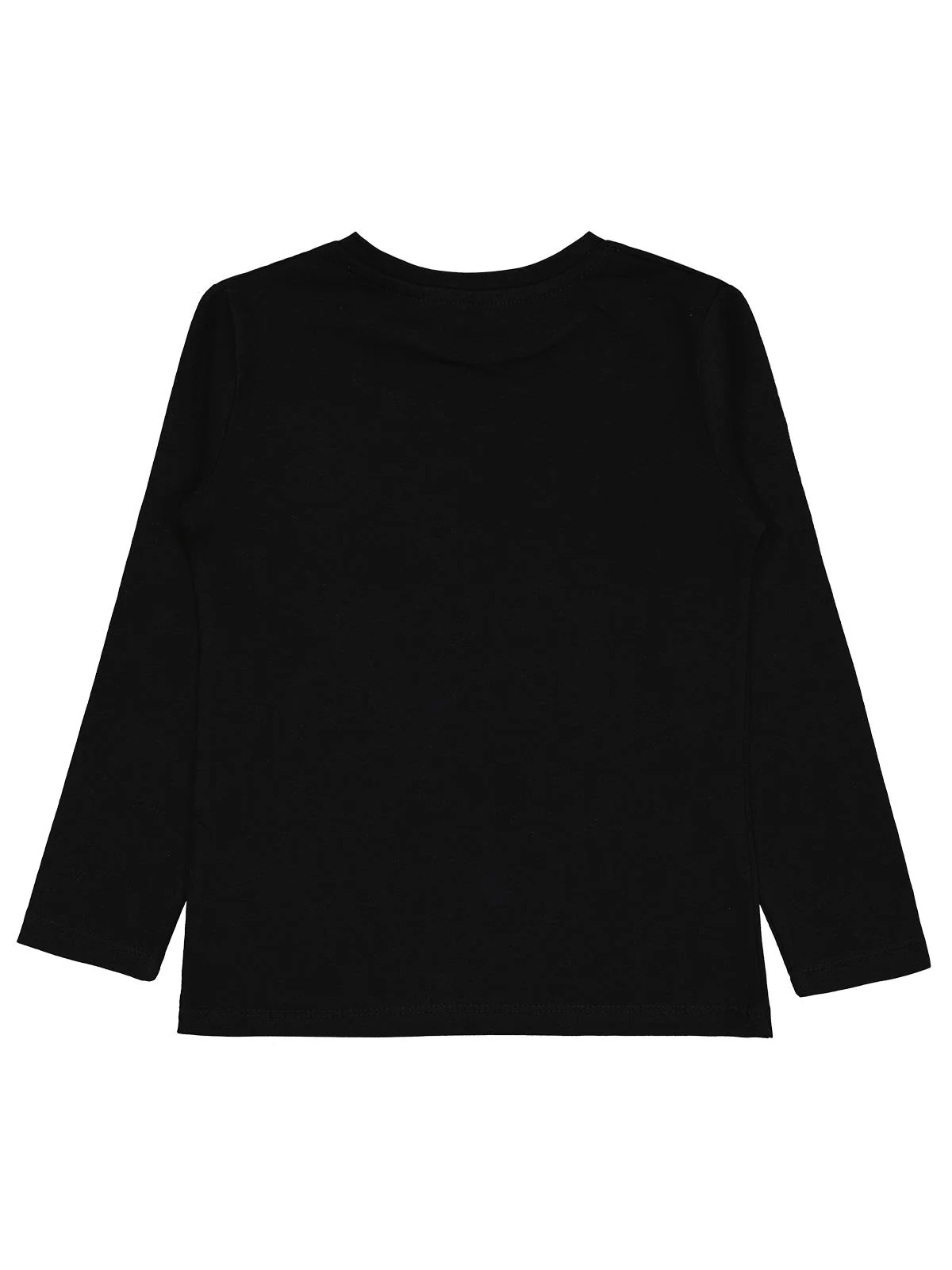 Civil Girls Kalp Baskılı 6-9 Yaş Sweatshirt - Siyah - Image 2