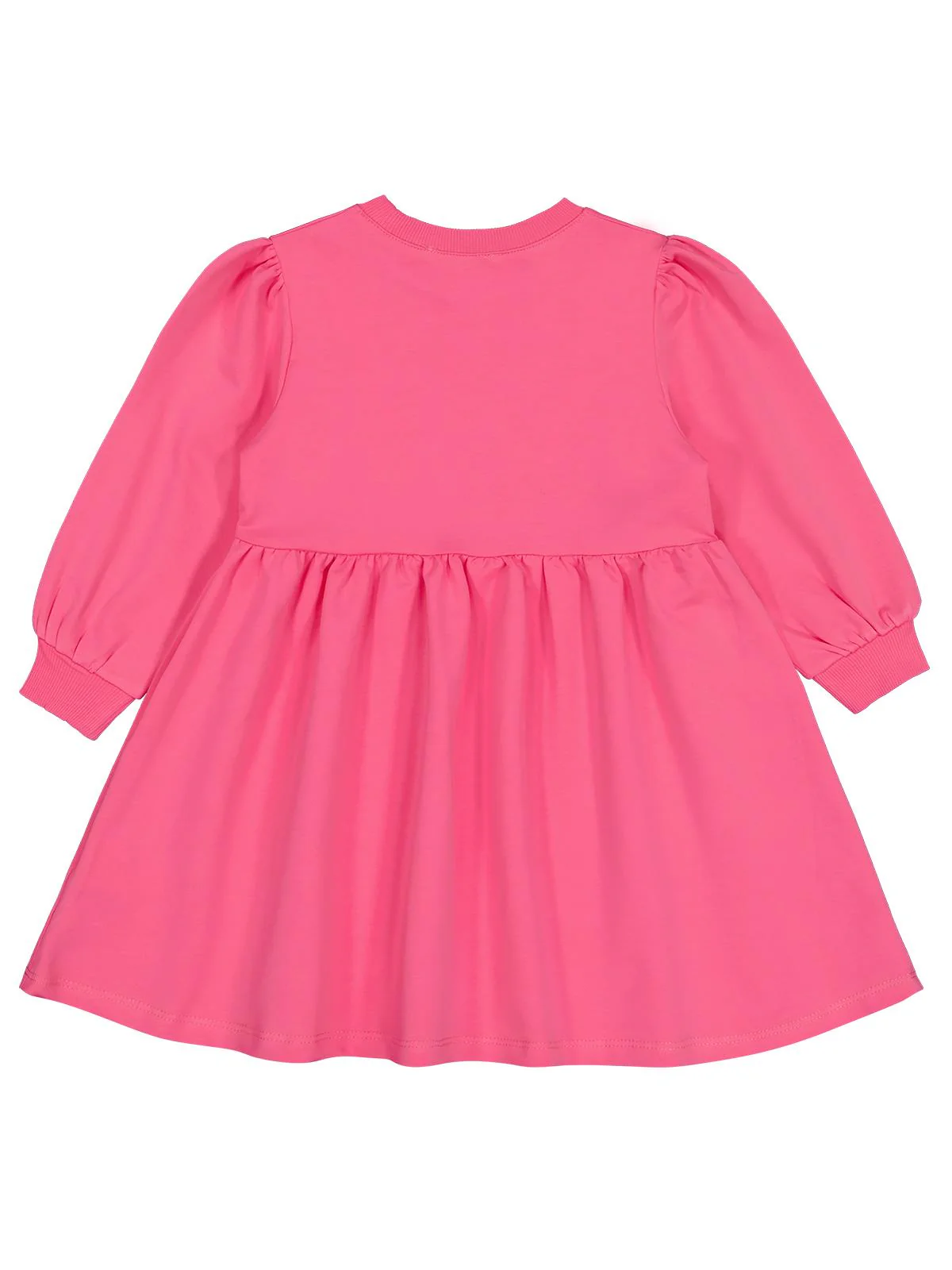 Civil Girls Kalp Nakışlı 2-5 Yaş Elbise - Pembe - Image 3