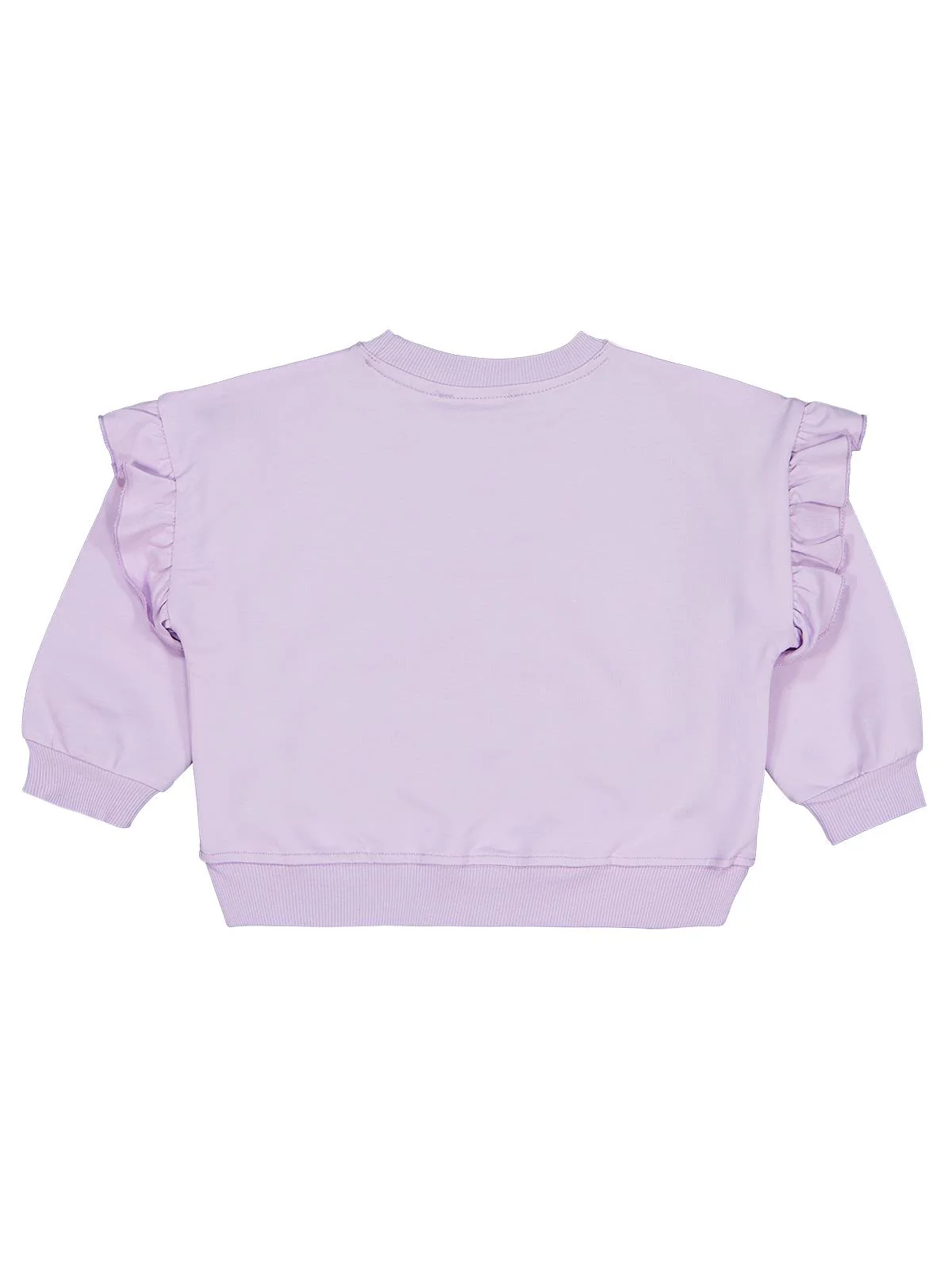 Civil Girls Kalpli Unicorn Baskılı 2-5 Yaş Sweatshirt - Lila - Image 2