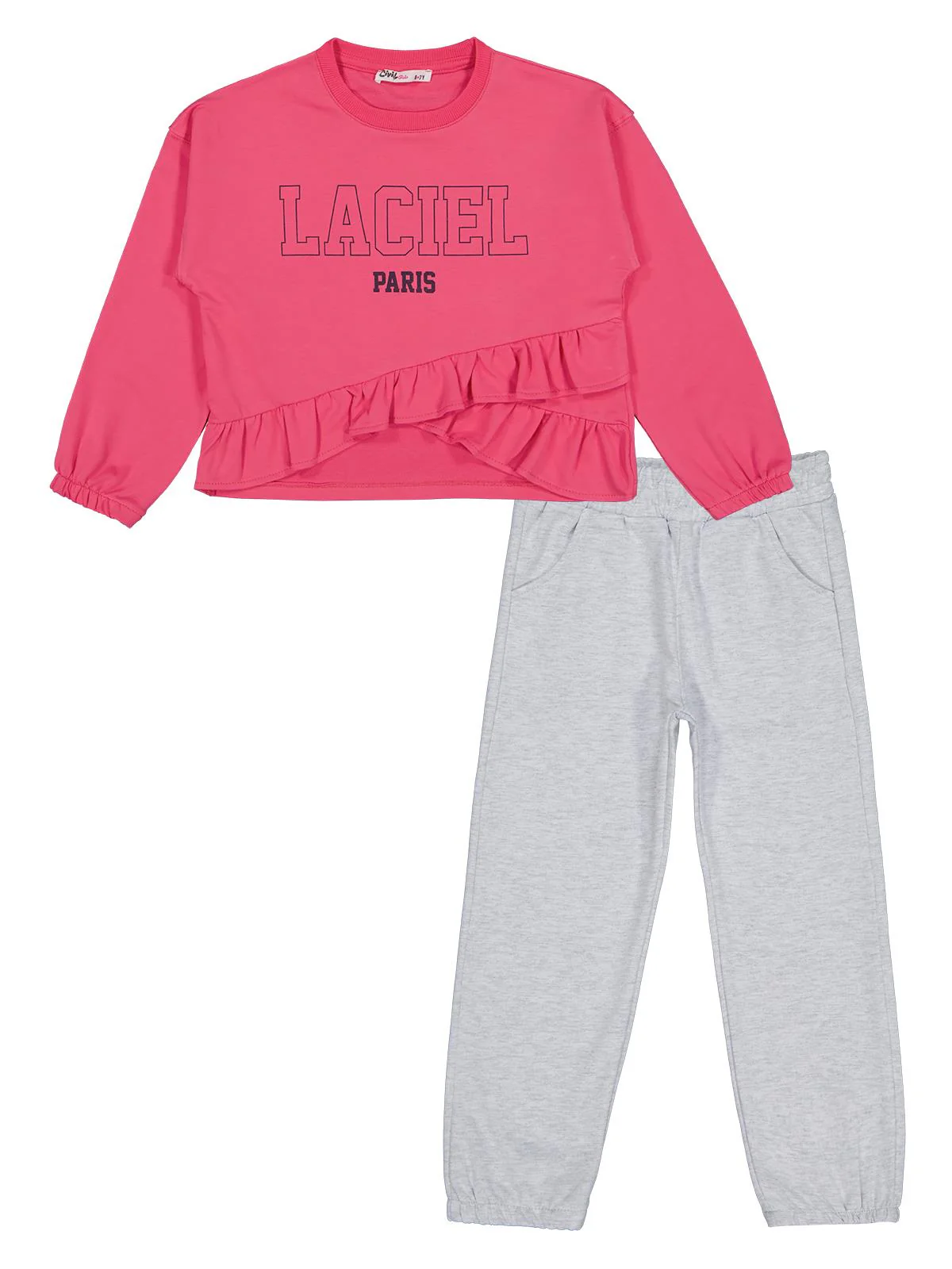Civil Girls LACIEL Baskılı 6-9 Yaş Eşofman Takımı - Pembe