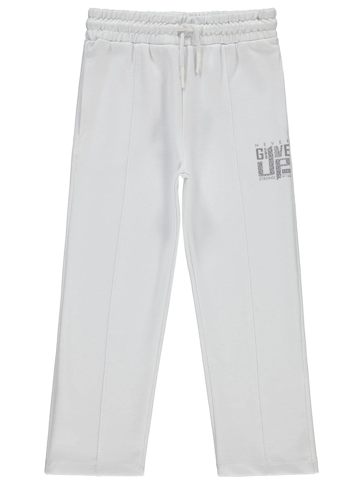 Civil Girls Leopar Baskılı 10-13 Yaş Eşofman Altı - Beyaz - Image 5