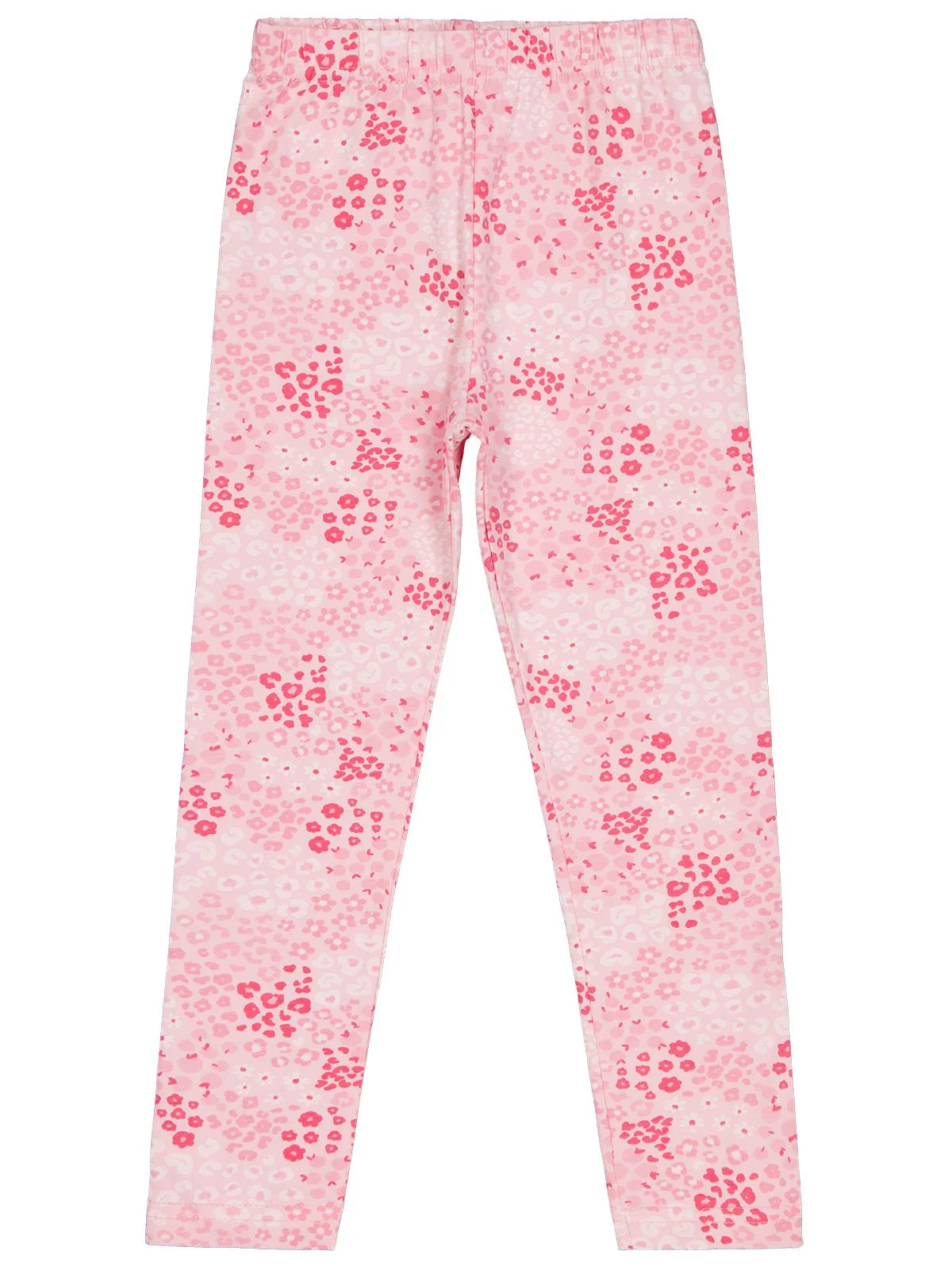 Civil Girls Leopar Baskılı 6-9 Yaş Tayt - Pembe