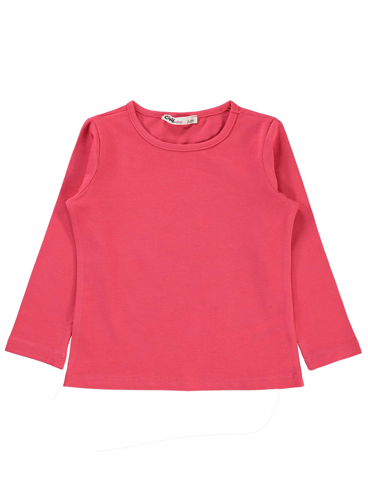 Civil Girls Likralı Süprem 2-5 Yaş Sweatshirt - Kırmızı
