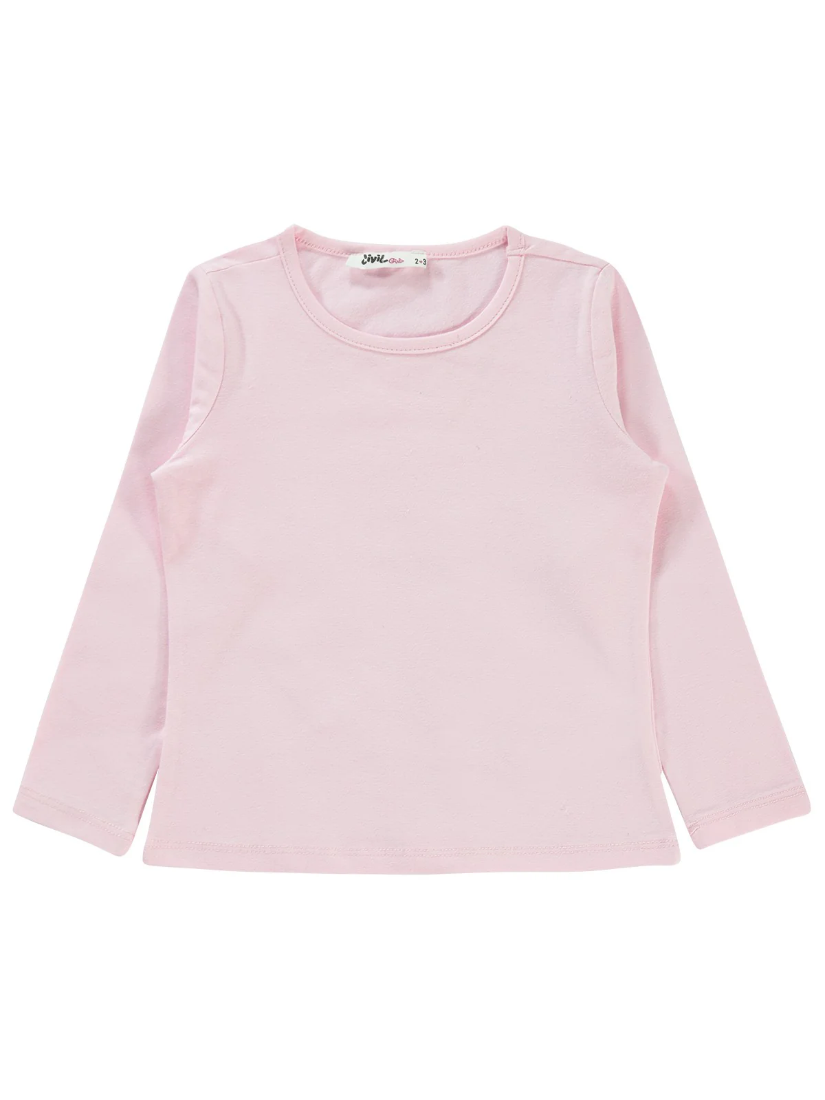 Civil Girls Likralı Süprem 2-5 Yaş Sweatshirt - Pembe