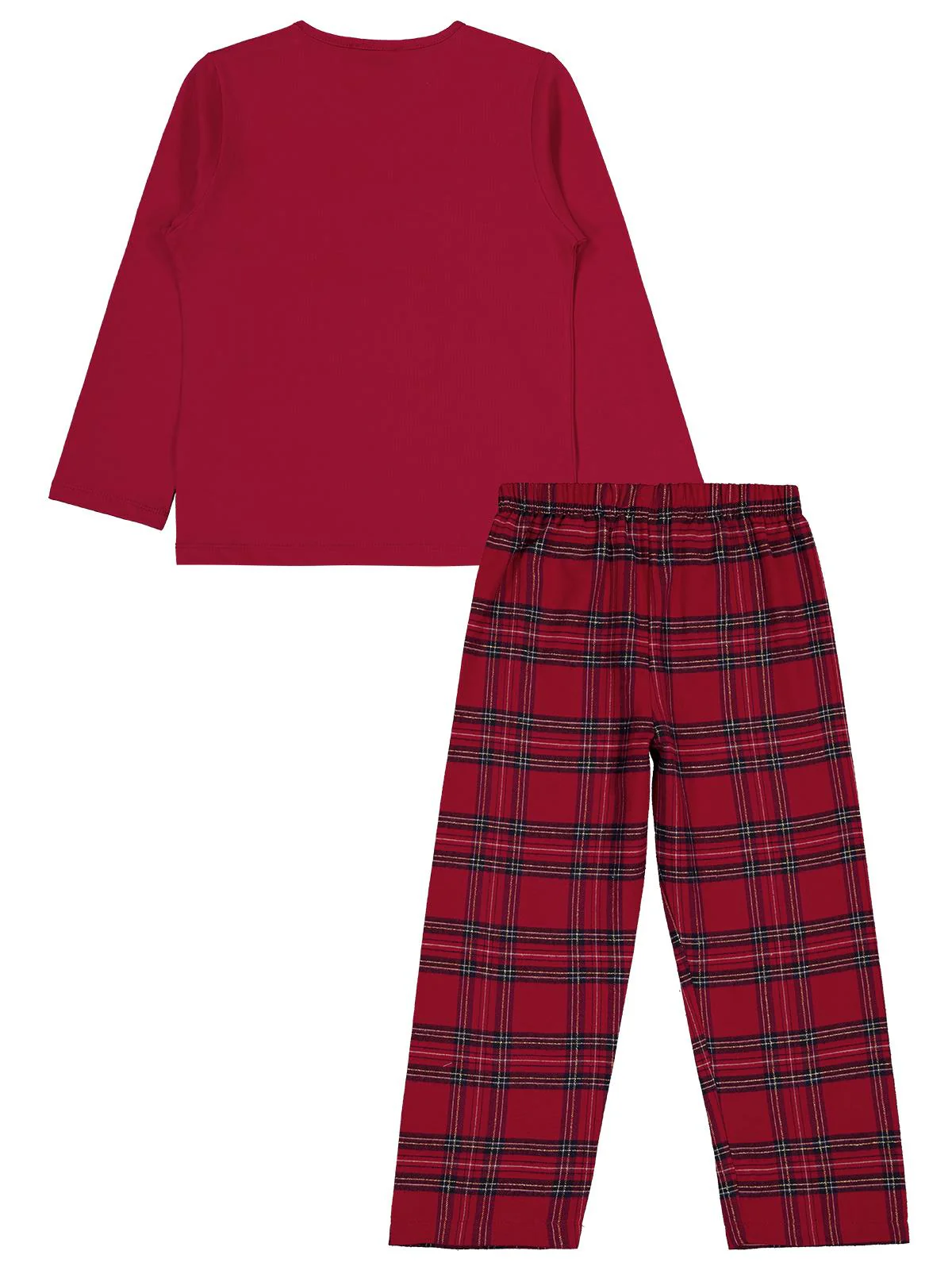 Civil Girls Little Sleeper Nakışlı 6-9 Yaş Pijama Takımı - Bordo - Image 2