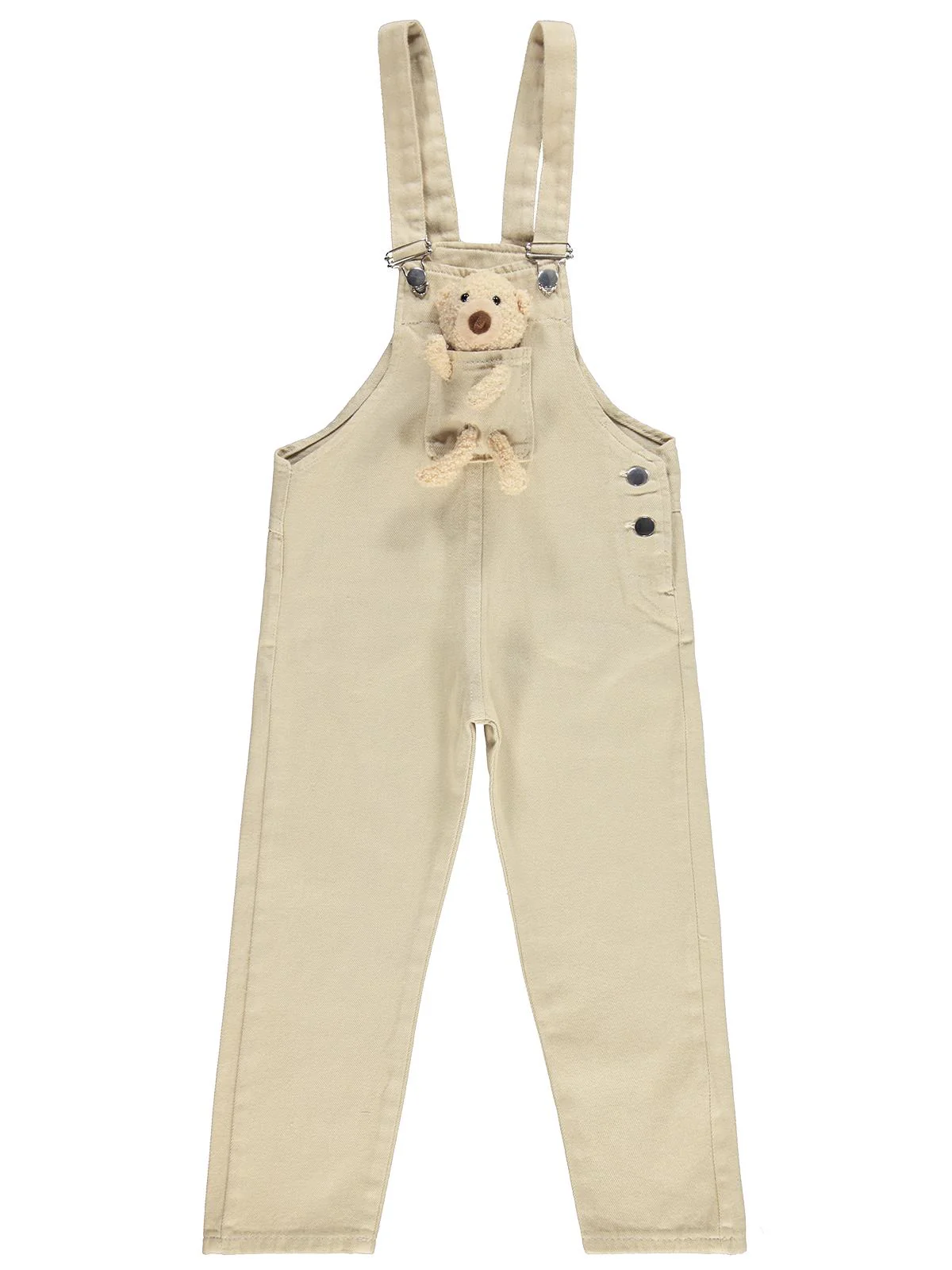 Civil Girls Mobil Ayıcıklı Pantolon Slopet 10-13 Yaş Slopet - Bej - Image 6