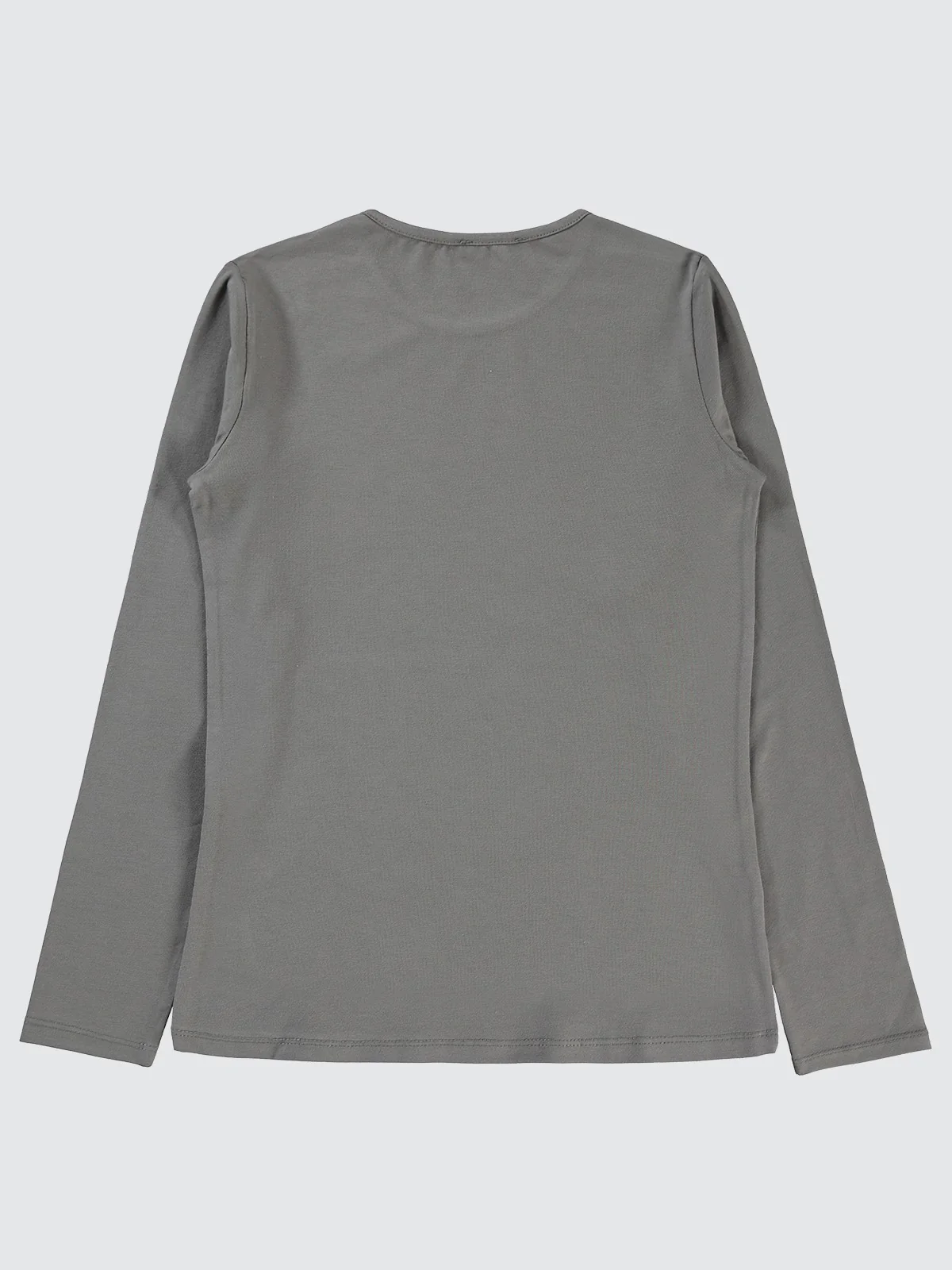 Civil Girls New York Baskılı 10-13 Yaş Sweatshirt - Gri - Image 2