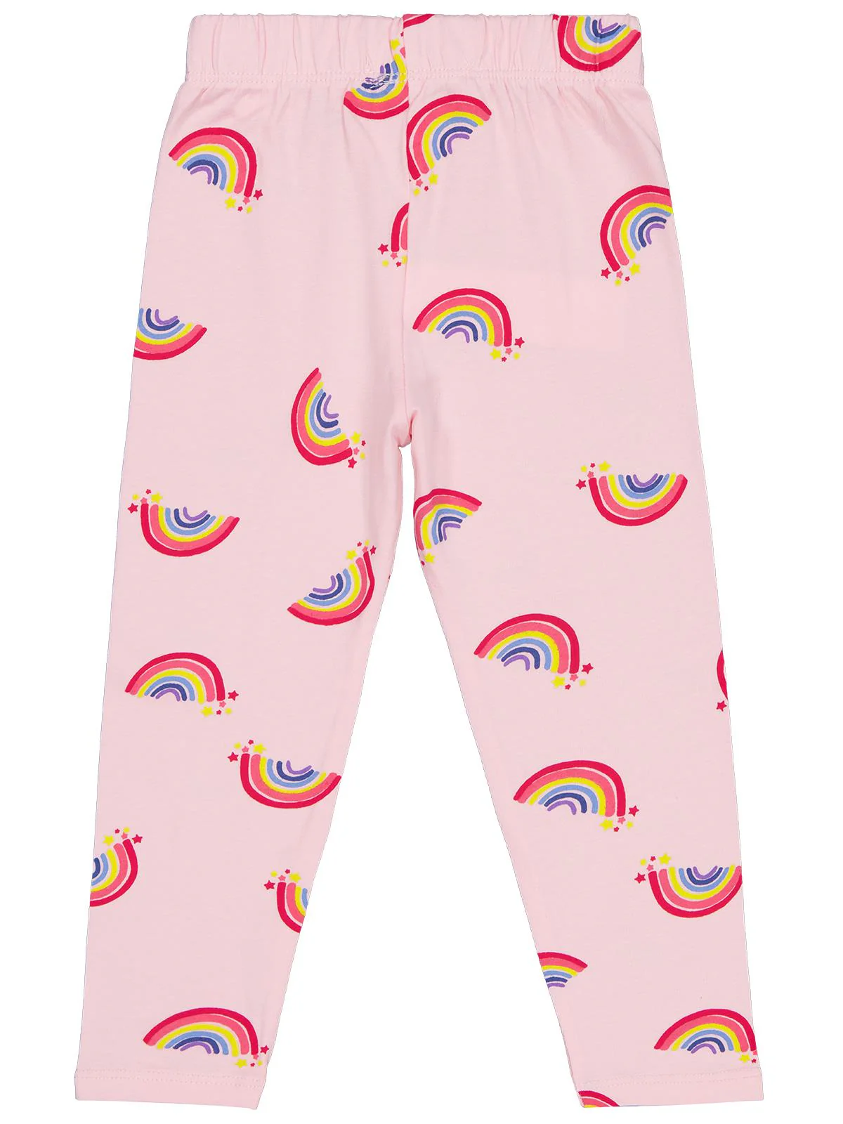 Civil Girls Rainbow Baskılı 2-5 Yaş Tayt - Pembe - Image 2