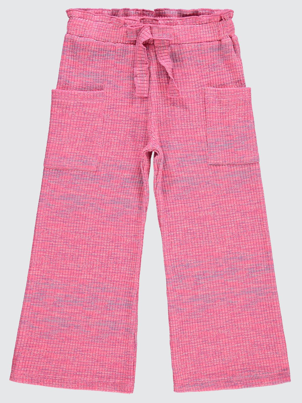 Civil Girls Renkli Melanjlı Kaşkorse 10-13 Yaş Pantolon - Pembe - Image 3