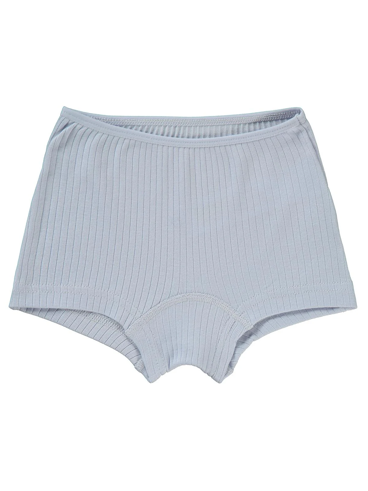 Civil Girls Ribana Çizgili 2-10 Yaş 2'li Boxer Set - Beyaz - Image 2