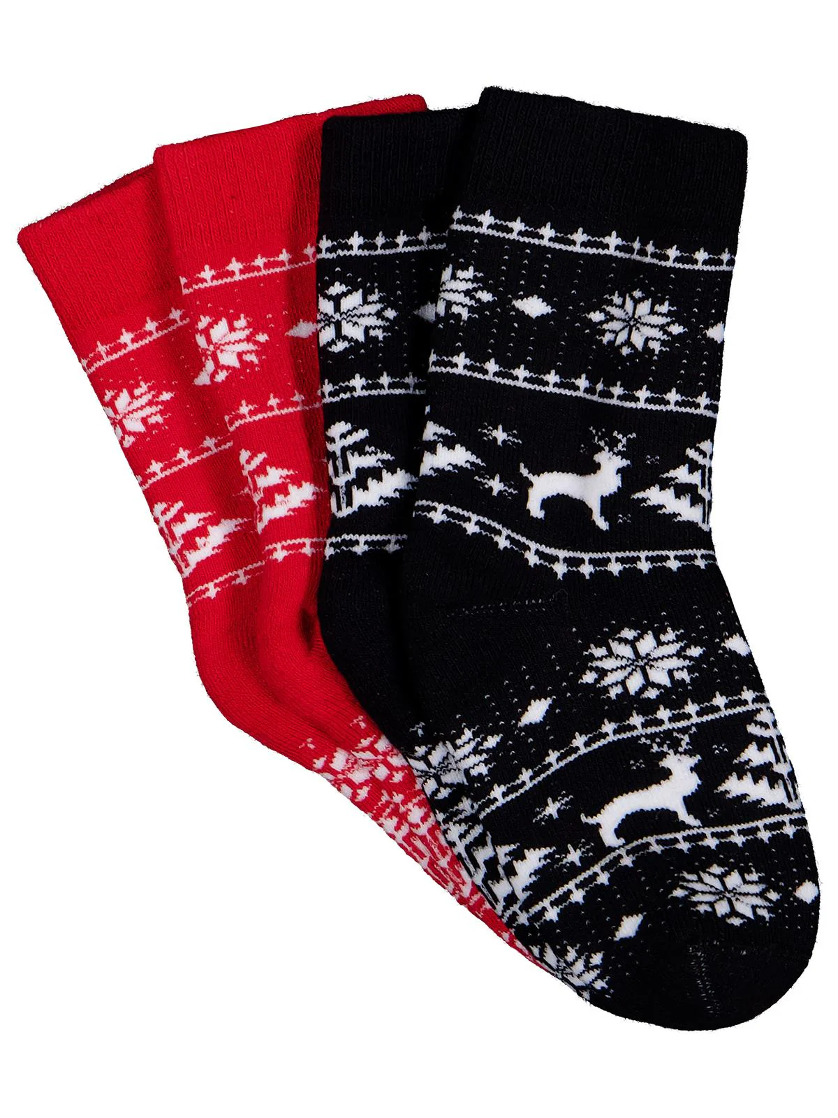 Civil Girls Snow Deer Havlu  2'li 3-11 Yaş Kız Soket Çorap - Image 4