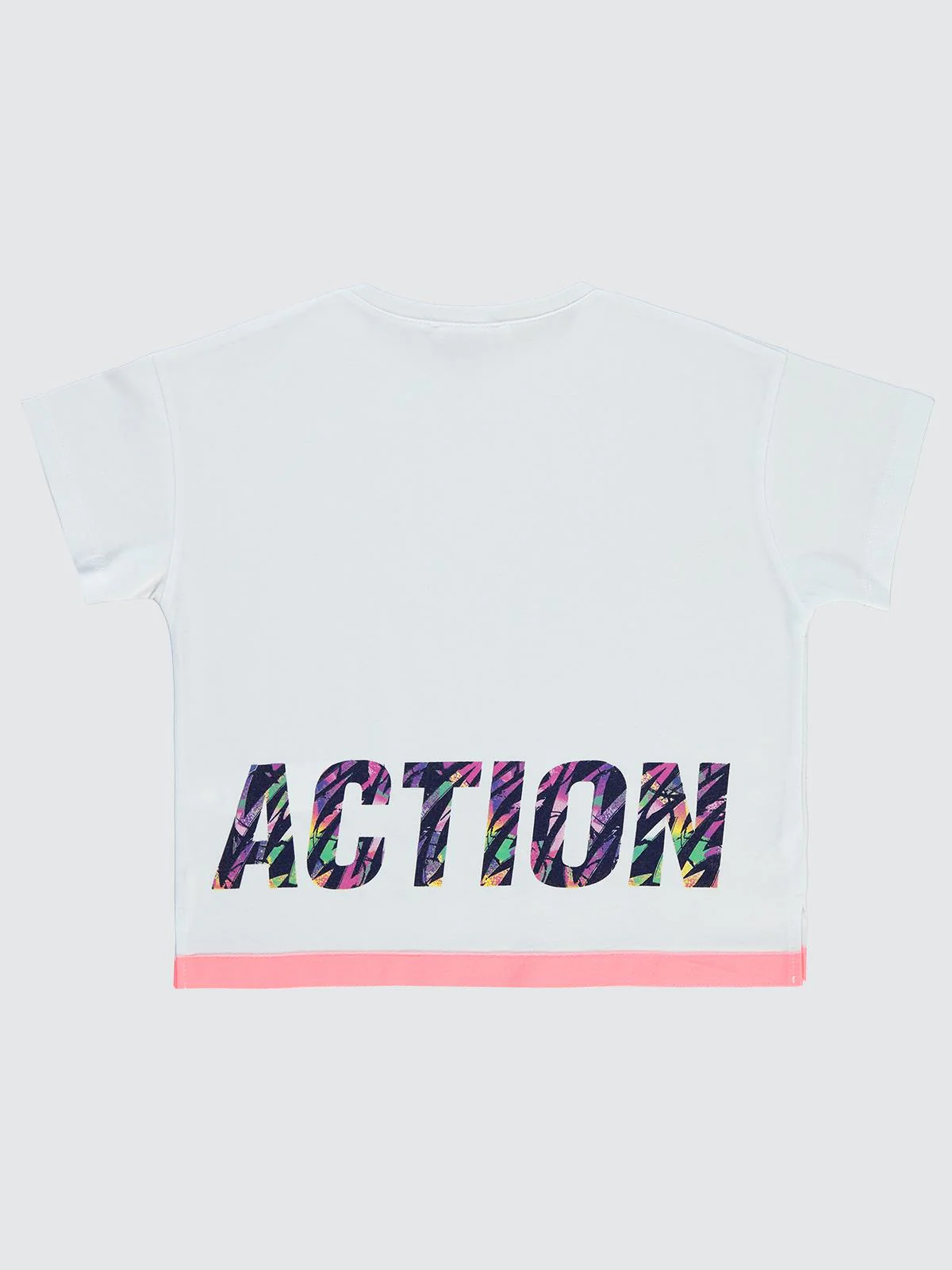 Civil Girls Time For Action 6-9 Yaş Tişört - Beyaz - Image 2