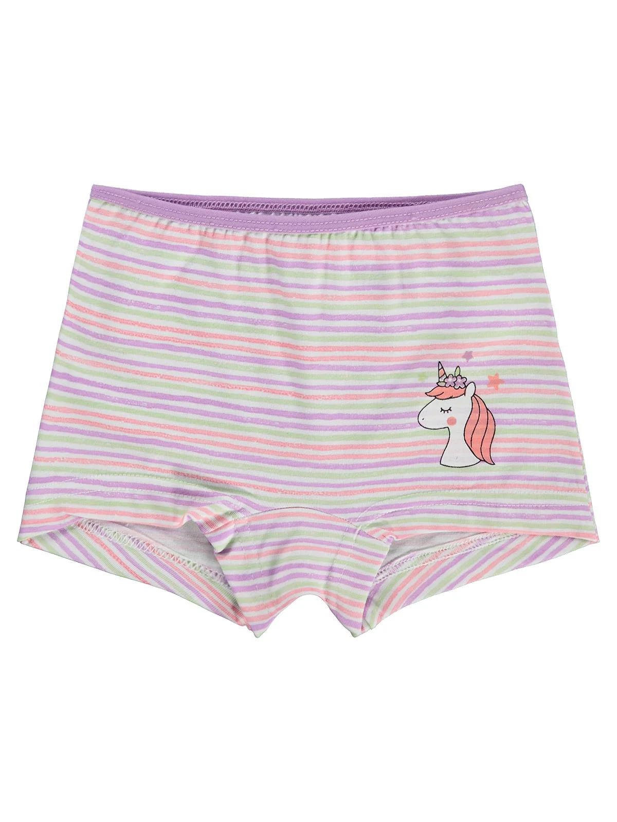 Civil Girls Unicorn 2-10 Yaş Kız Çocuk 2'li Boxer - Image 3