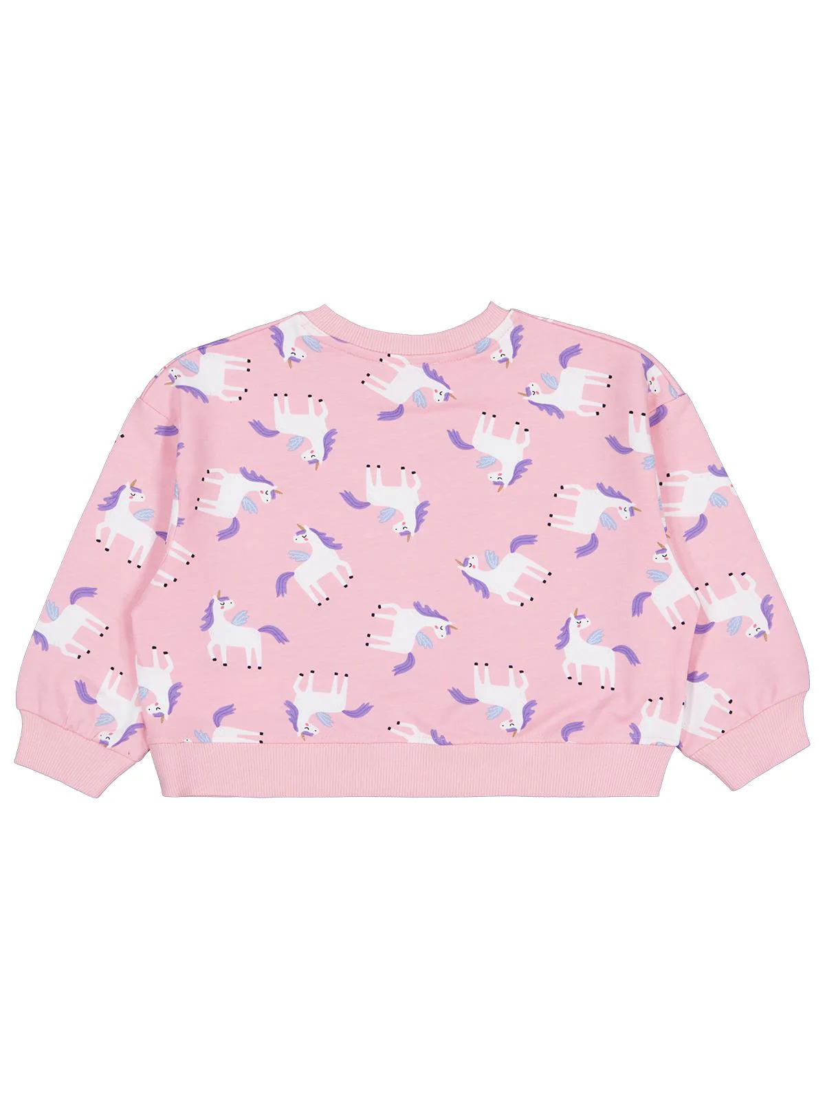 Civil Girls Unicorn Baskılı 2-5 Yaş Sweatshirt - Pembe - Image 2
