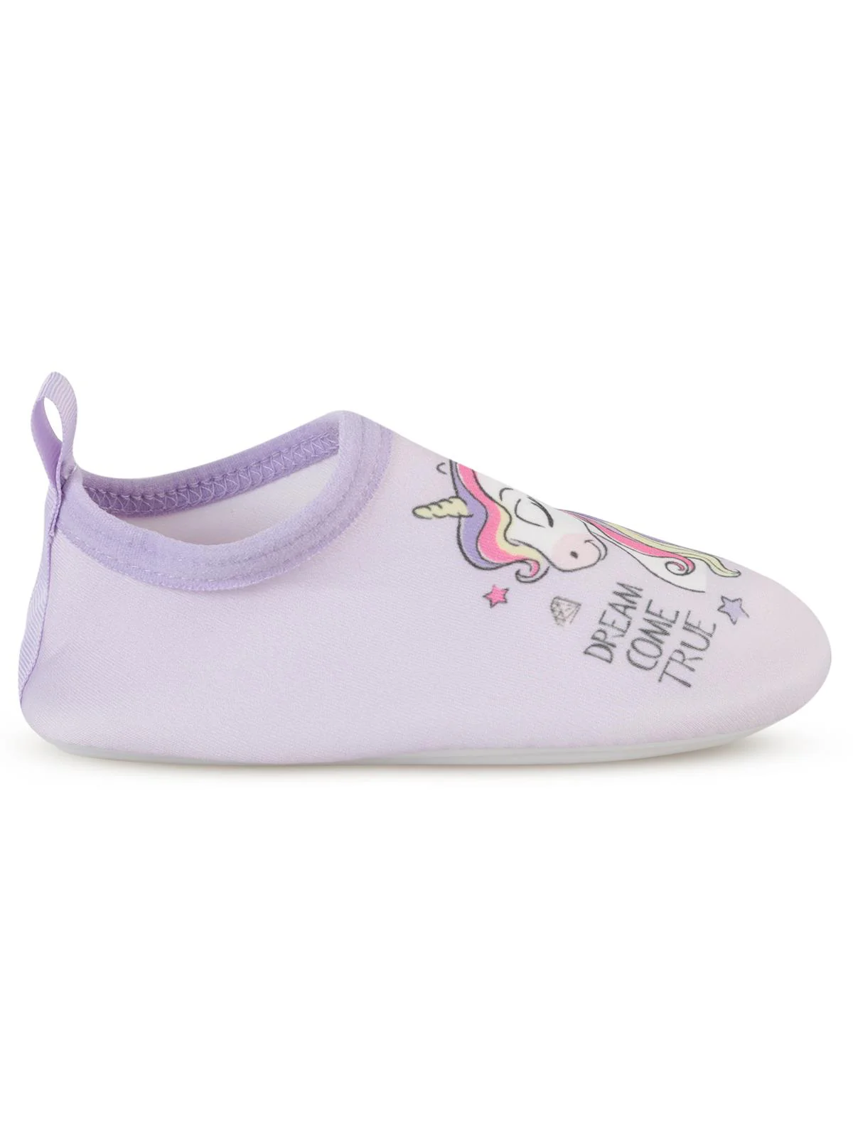 Civil Girls Unicorn Baskılı Tabanlı 20-24 Numara Deniz Ayakkabısı - Lila - Image 2