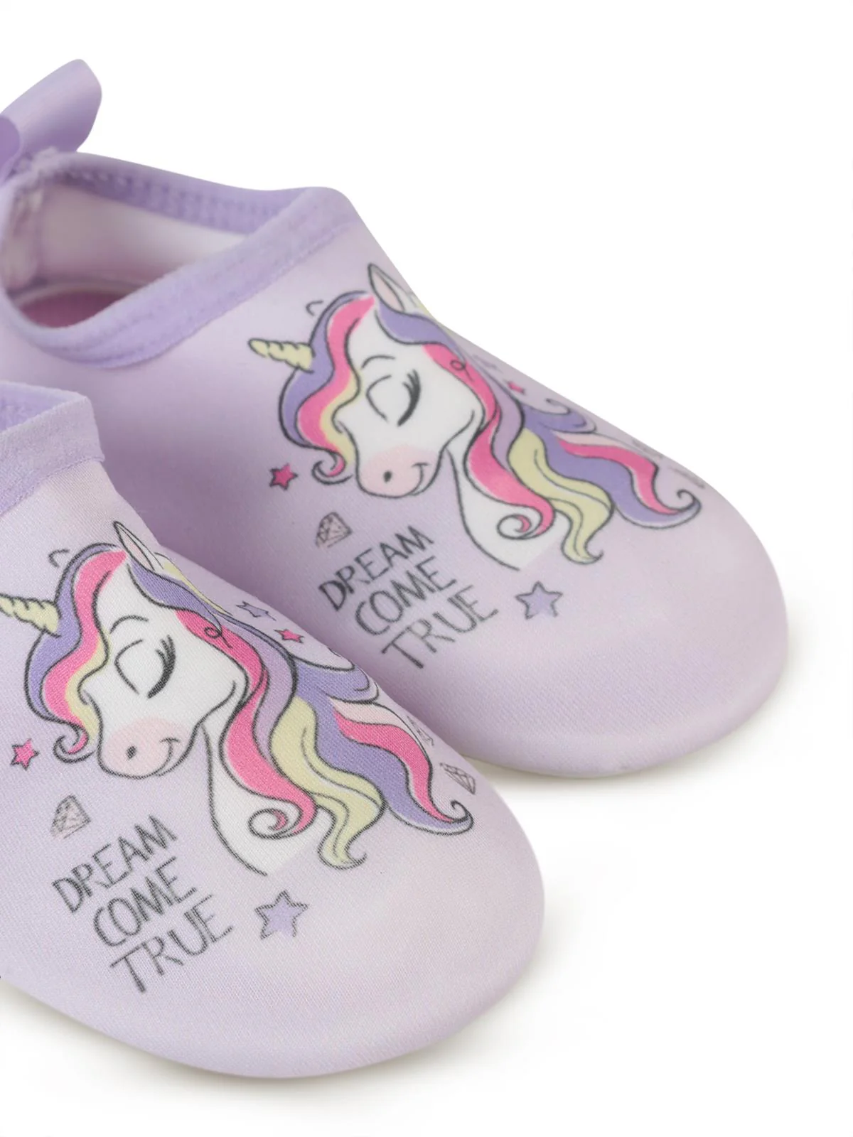 Civil Girls Unicorn Baskılı Tabanlı 20-24 Numara Deniz Ayakkabısı - Lila - Image 3