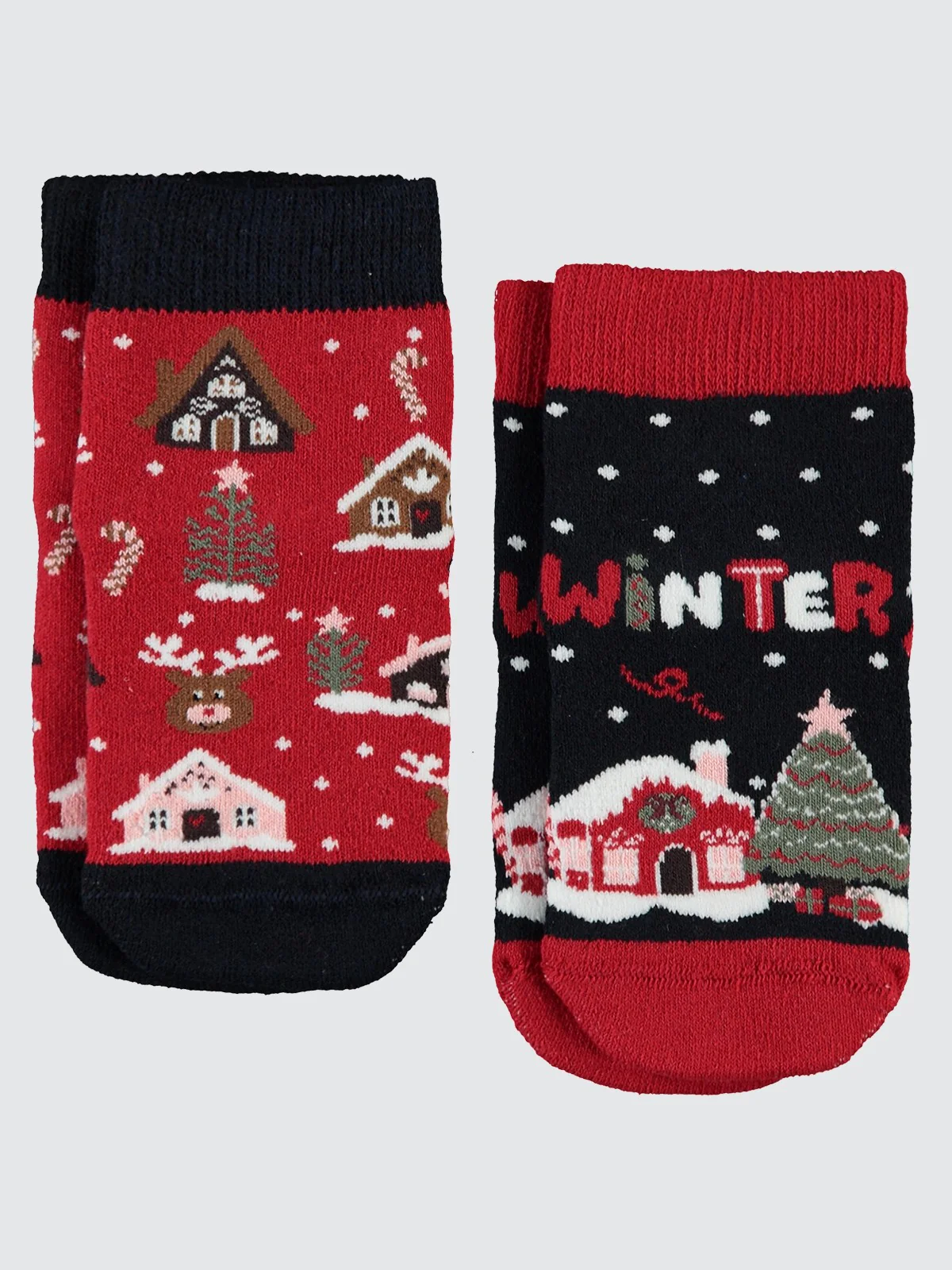Civil Girls Winter Havlu 2'li 3-11 Yaş Havlu Soket Çorap