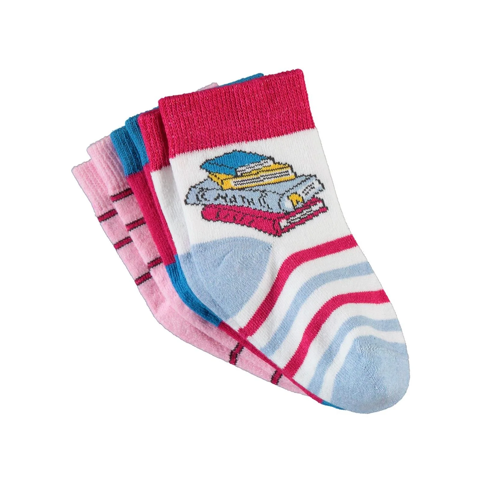 Civil Socks  Back To School 3'lü 2-12 Yaş Kız Soket Çorap - Image 29