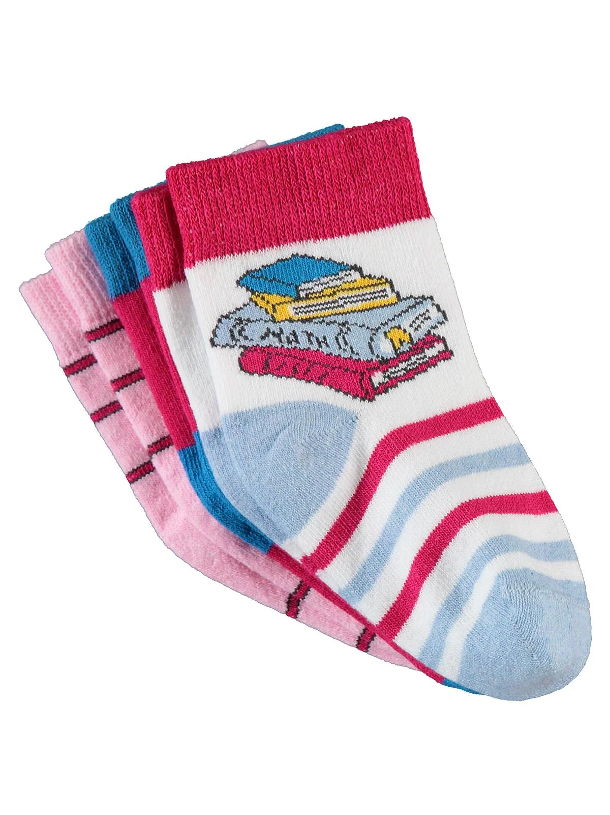 Civil Socks  Back To School 3'lü 2-12 Yaş Kız Soket Çorap - Image 30