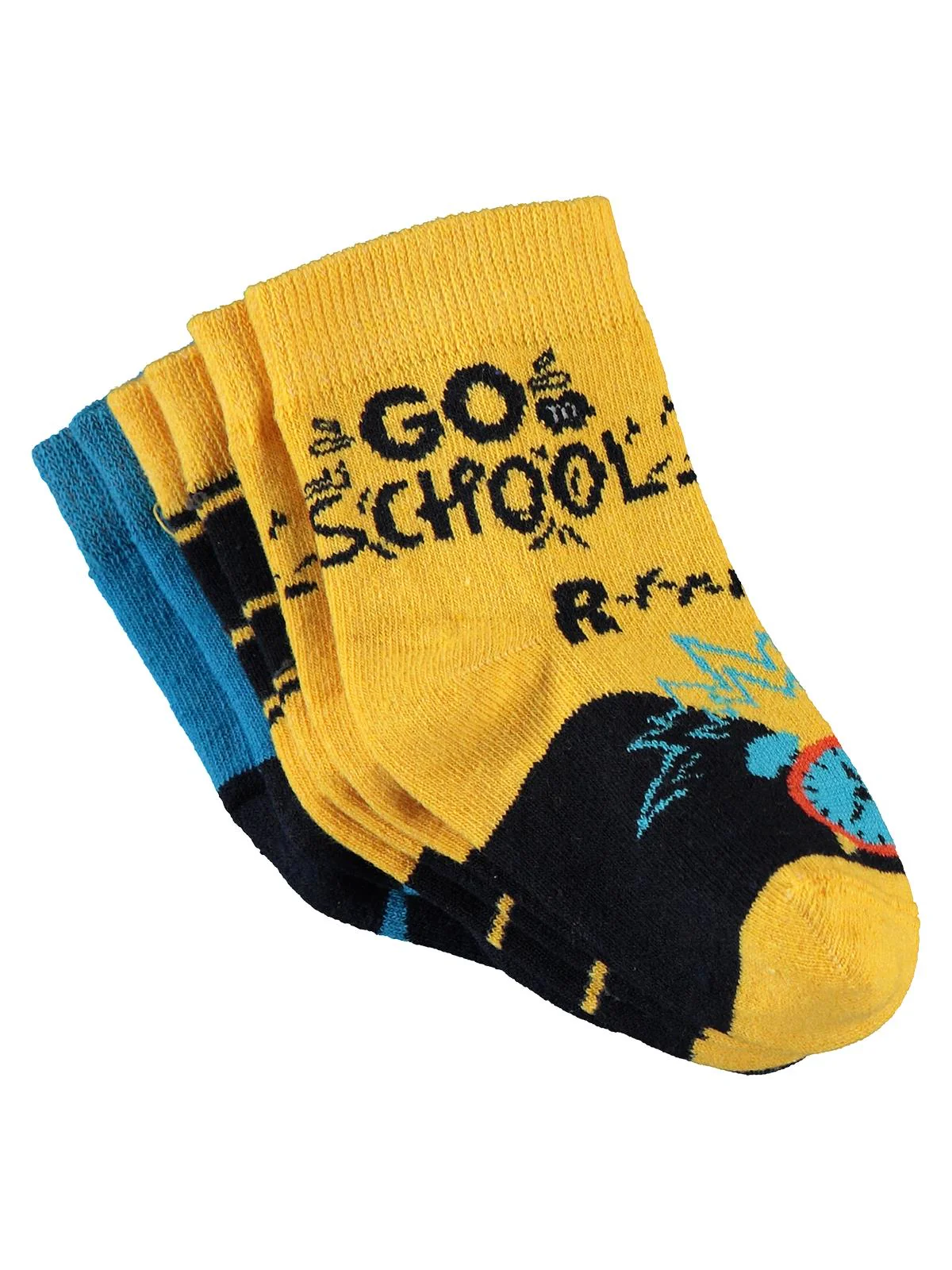 Civil Socks Back To School 3'lü 2-12 Yaş Erkek Soket Çorap - Image 21