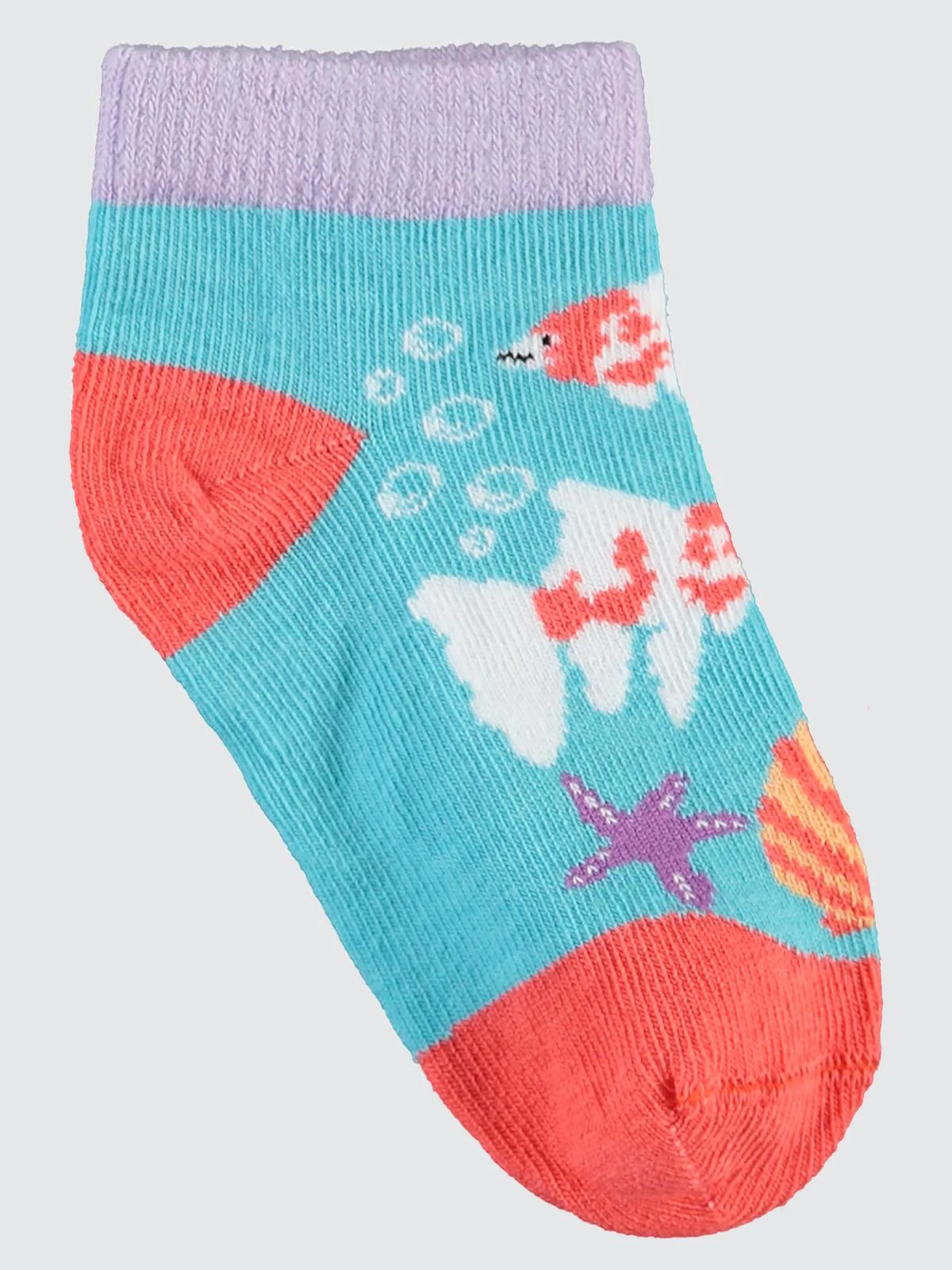 Civil Socks Fish 2'li 3-11 Yaş Kız Patik Çorap - Image 11
