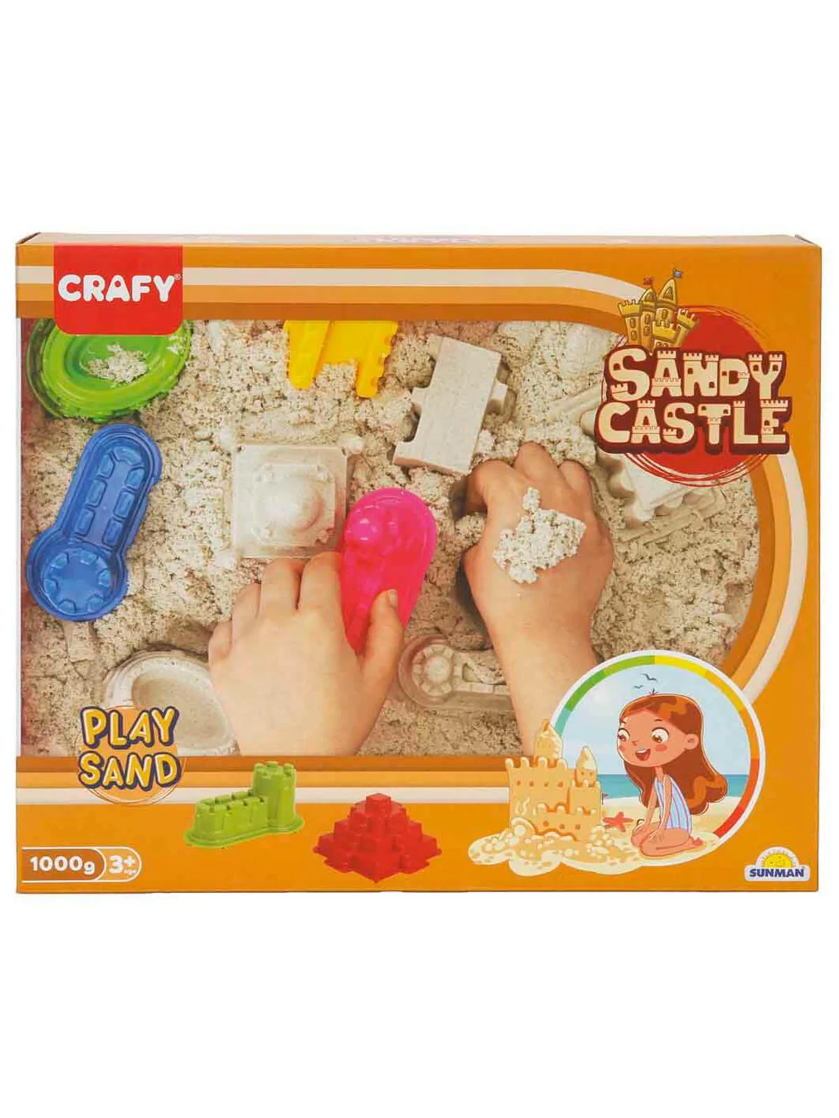 Crafy Macera Kalesi Oyun Kumu Seti 10 Parça 1000 g - Image 3