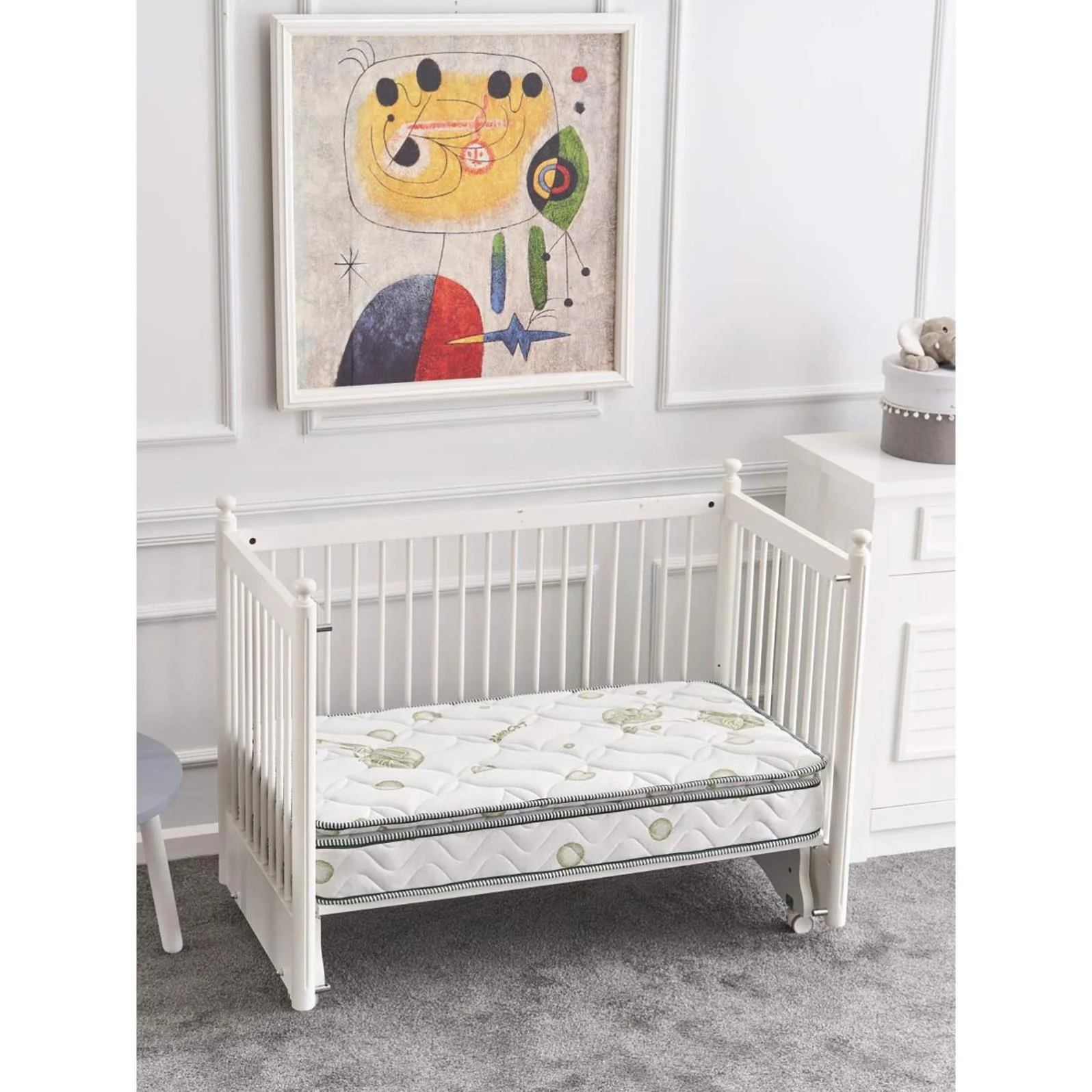 Keremce Deluxe Gold Bambu 60x120 Lüks Pedli Yaylı Yatak - Image 12