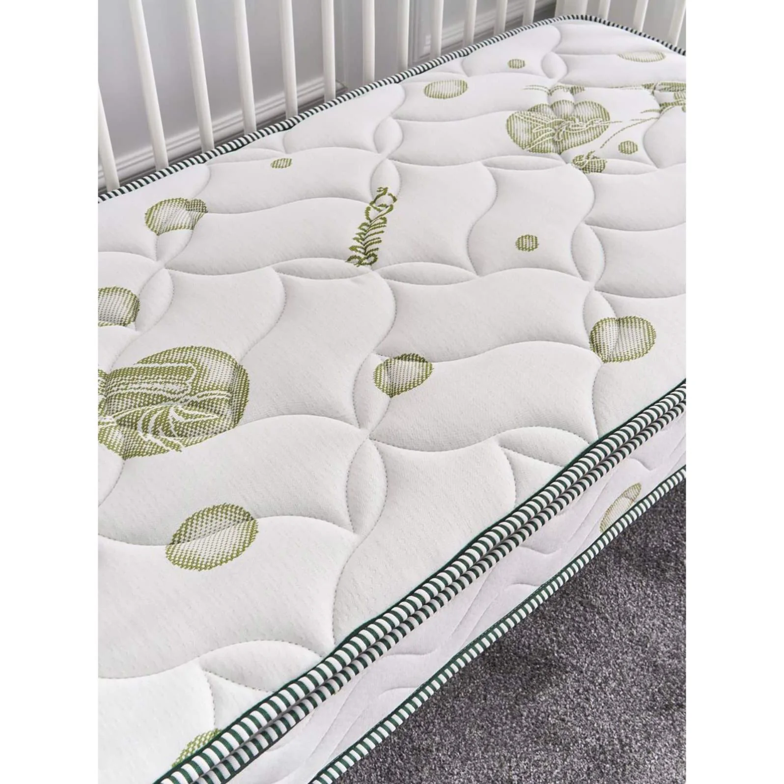 Keremce Deluxe Gold Bambu 60x120 Lüks Pedli Yaylı Yatak - Image 19