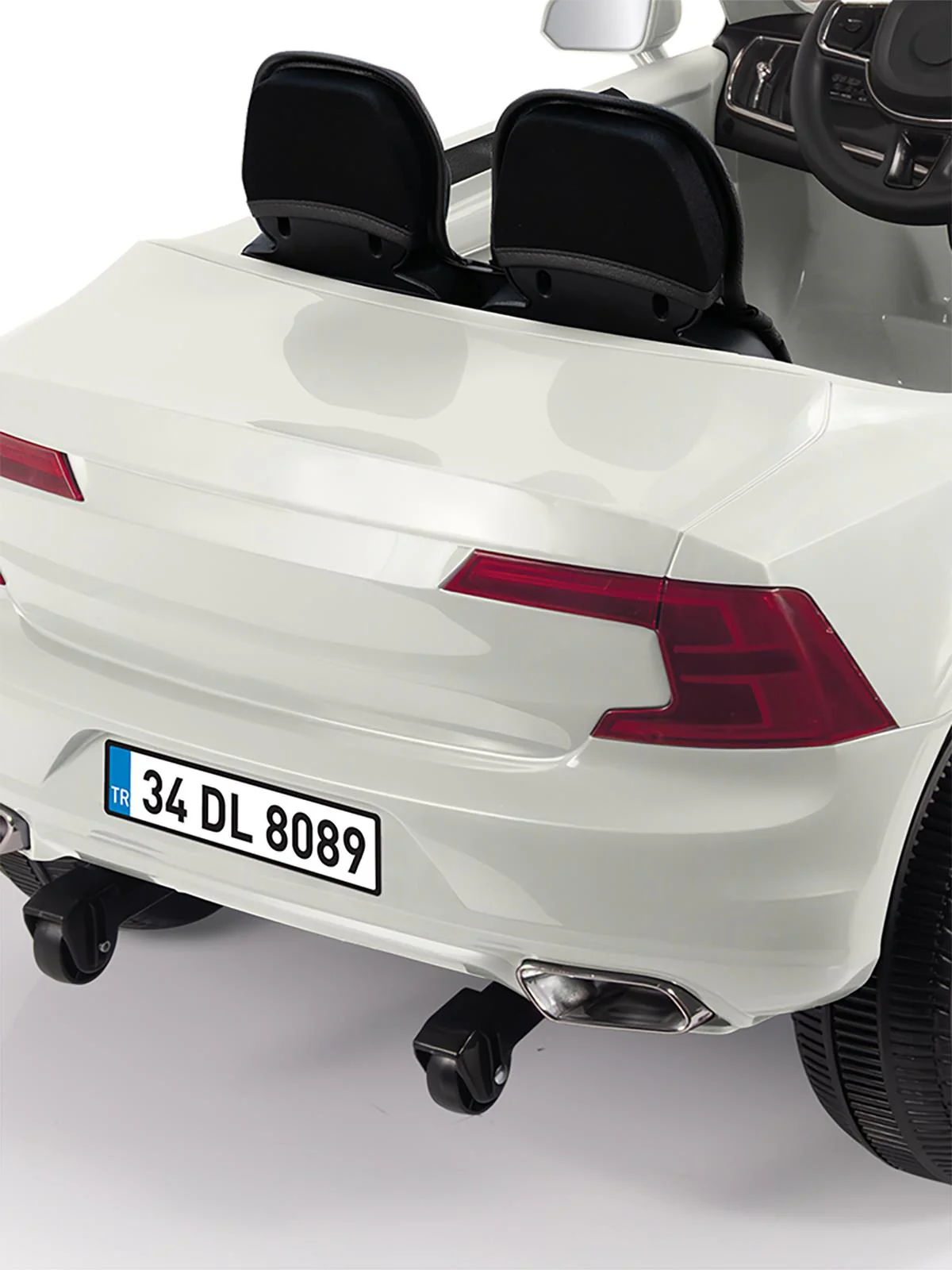 Dolu Grandex 12 Volt Uzaktan Kumandalı Akülü Araba - Beyaz - Image 5