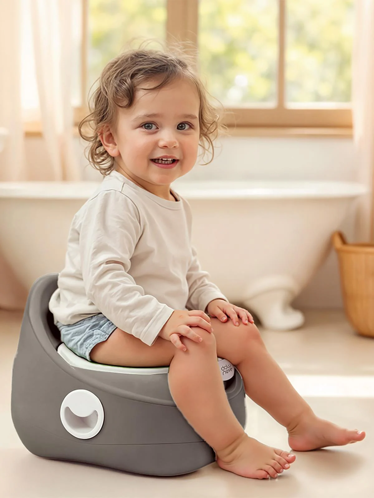 Dolu Nuve Potty - Gri - Image 4
