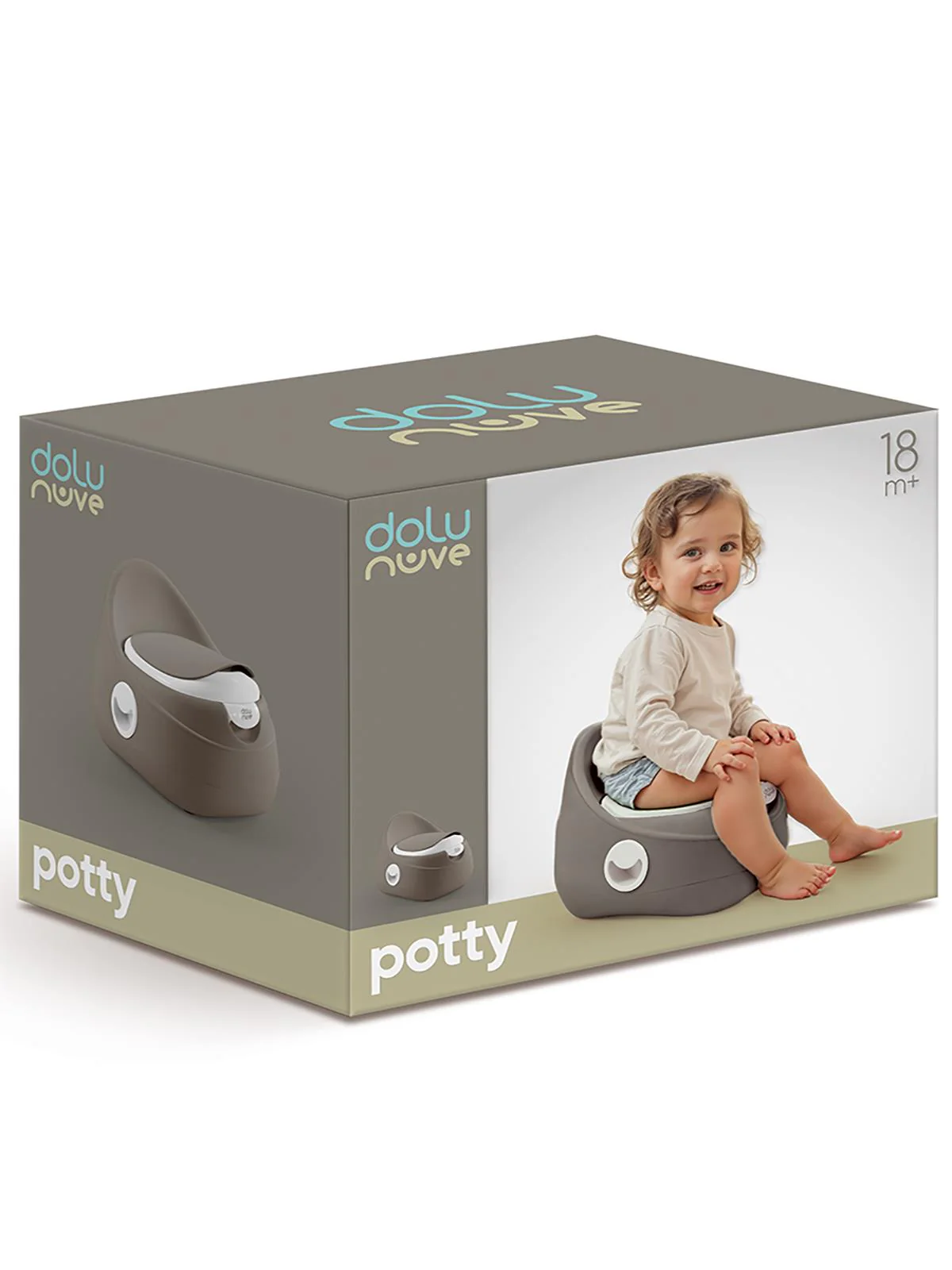 Dolu Nuve Potty - Gri - Image 5