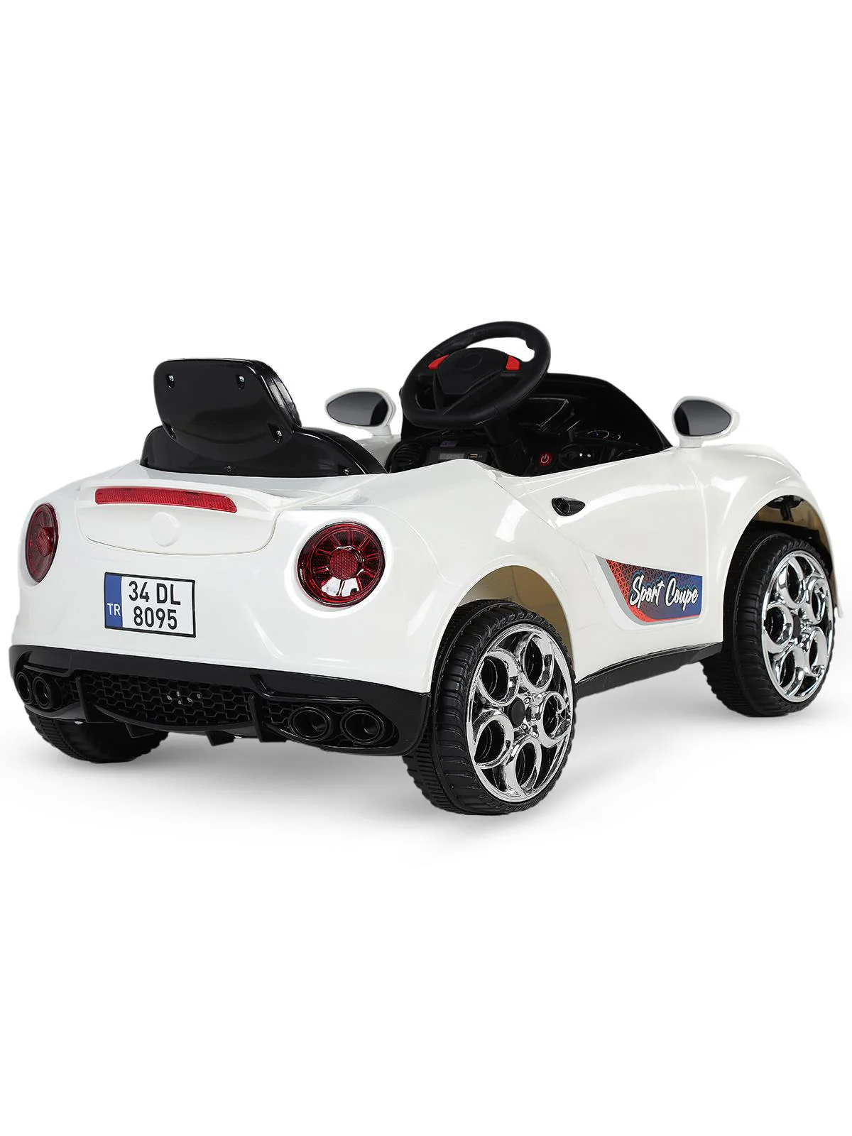 Dolu Oyuncak 12 Volt Sport Coupe - Bej - Image 6