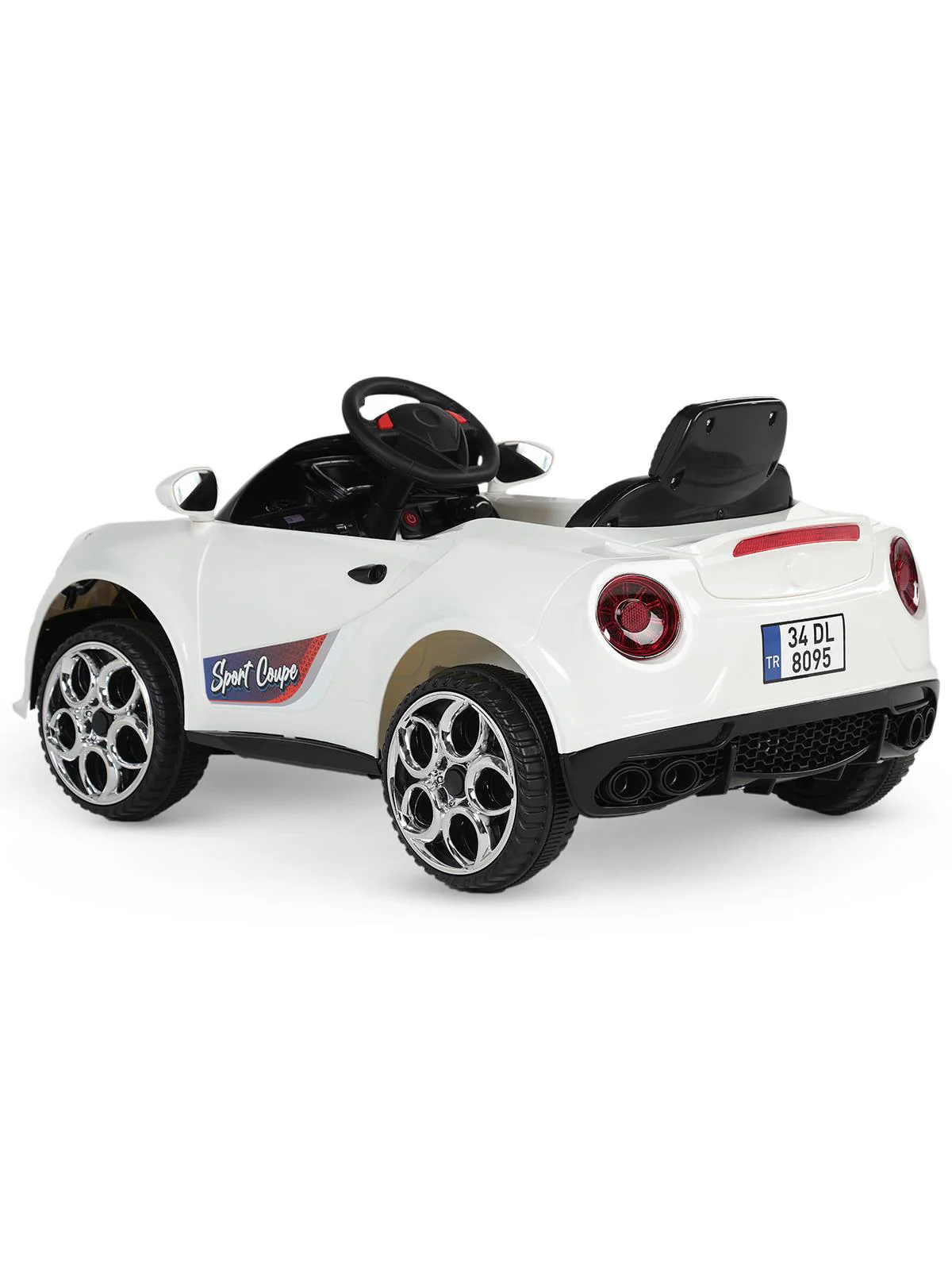 Dolu Oyuncak 12 Volt Sport Coupe - Bej - Image 8