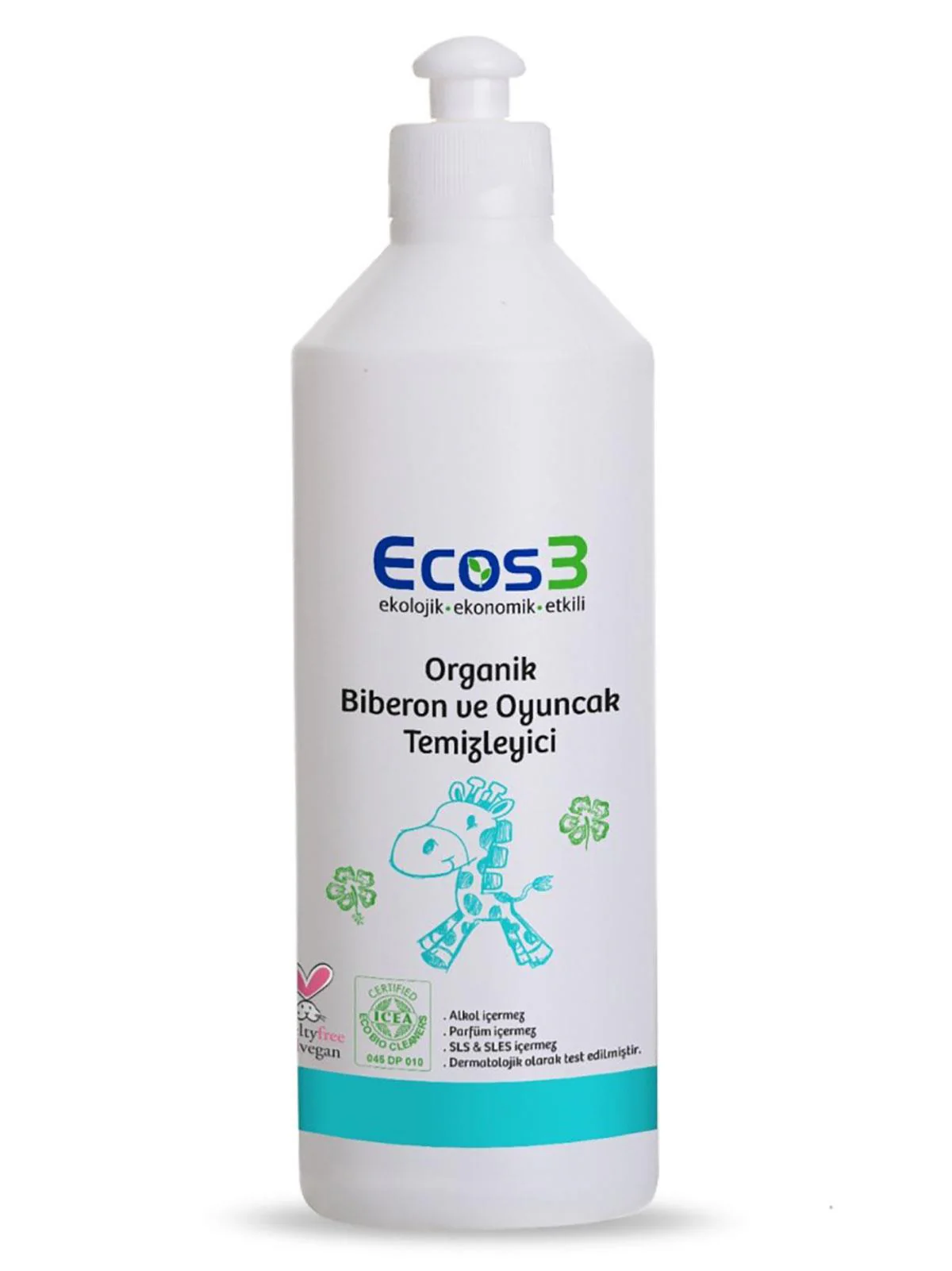 Ecowell Organik Biberon ve Oyuncak Temizleyici 500 ml - Image 2