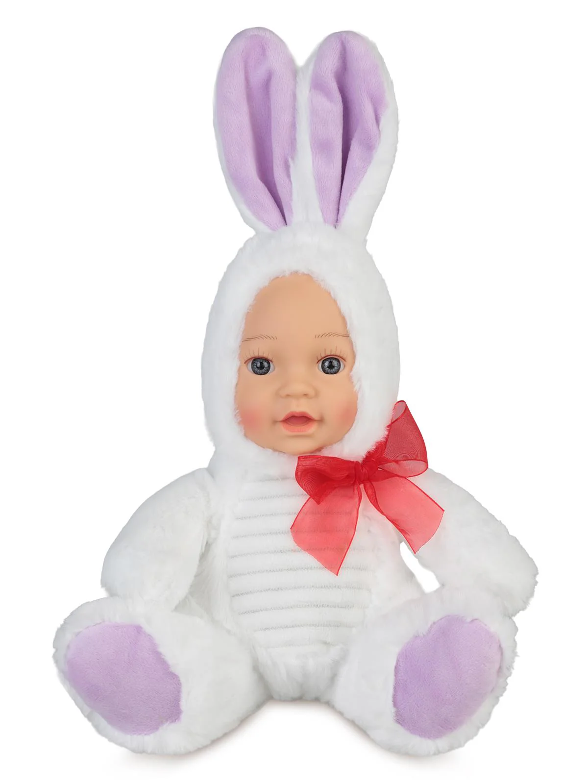 Halley Oyuncak Peluş Bebekler 25 cm - Beyaz - Image 4
