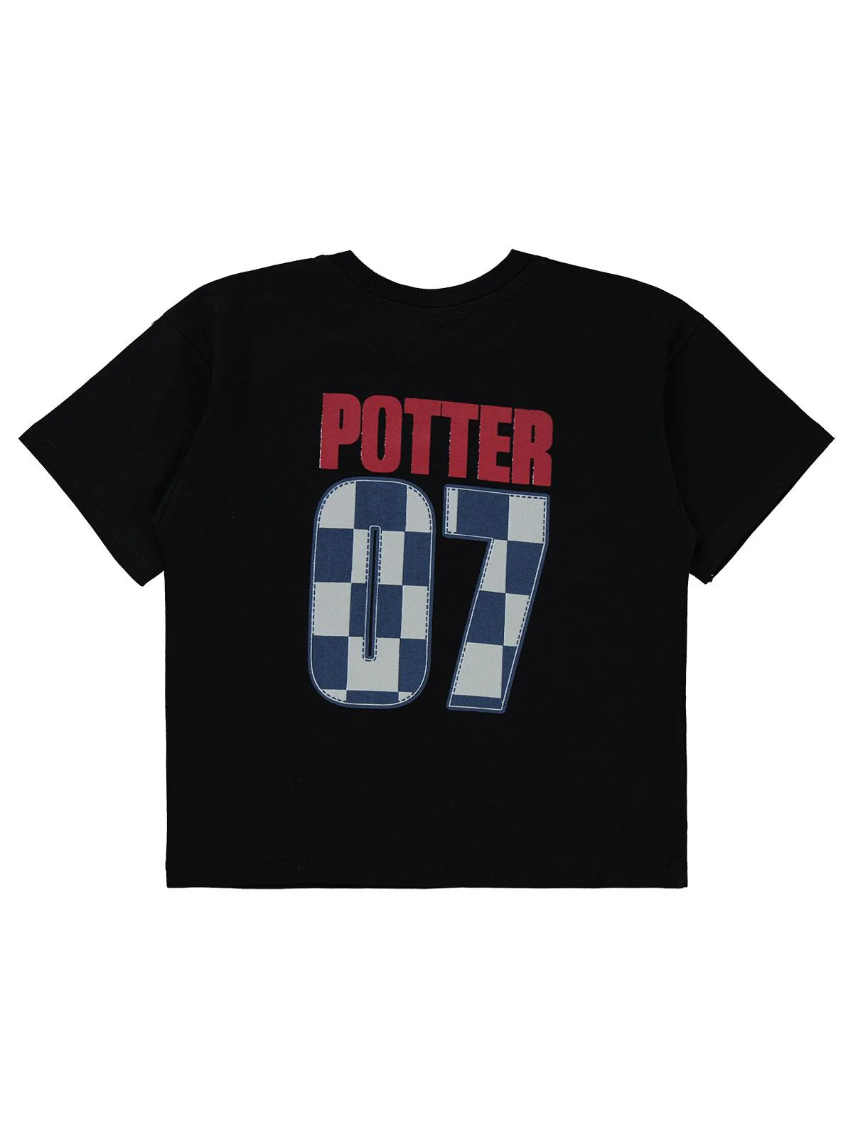 Harry Potter 07 Baskılı 6-9 Yaş Tişört - Siyah - Image 5