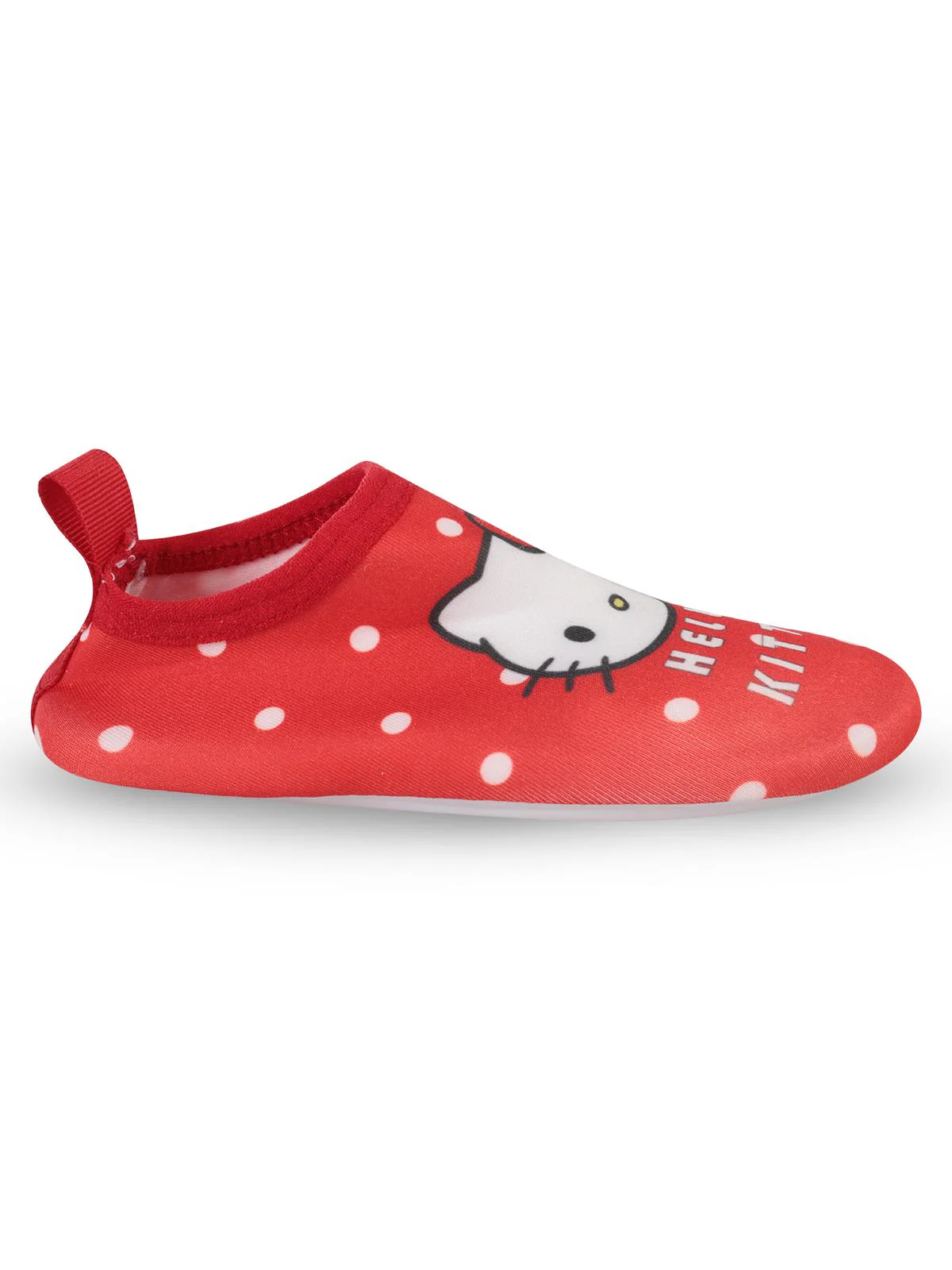 Hello Kitty Baskılı Tabanlı 21-25 Numara Deniz Ayakkabısı - Kırmızı - Image 3