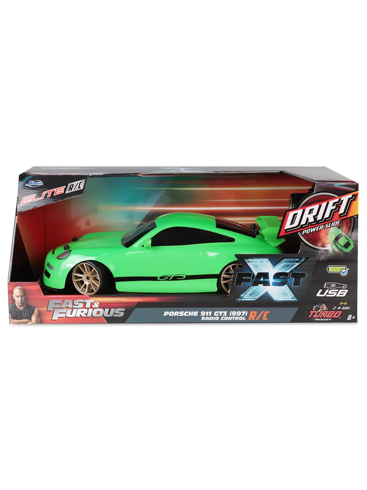 Jada Toys 1:10 Fast & Furious Porsche Drift 911 Uzaktan Kumandalı Araba - Image 5