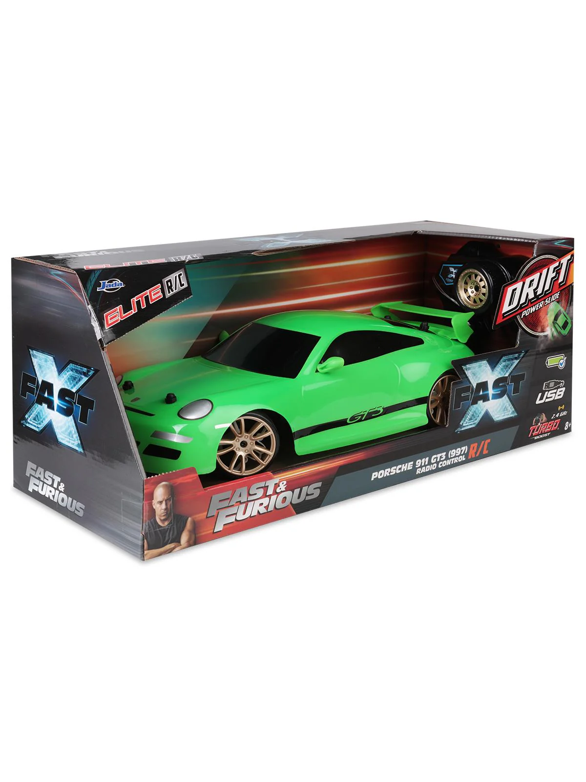 Jada Toys 1:10 Fast & Furious Porsche Drift 911 Uzaktan Kumandalı Araba - Image 8