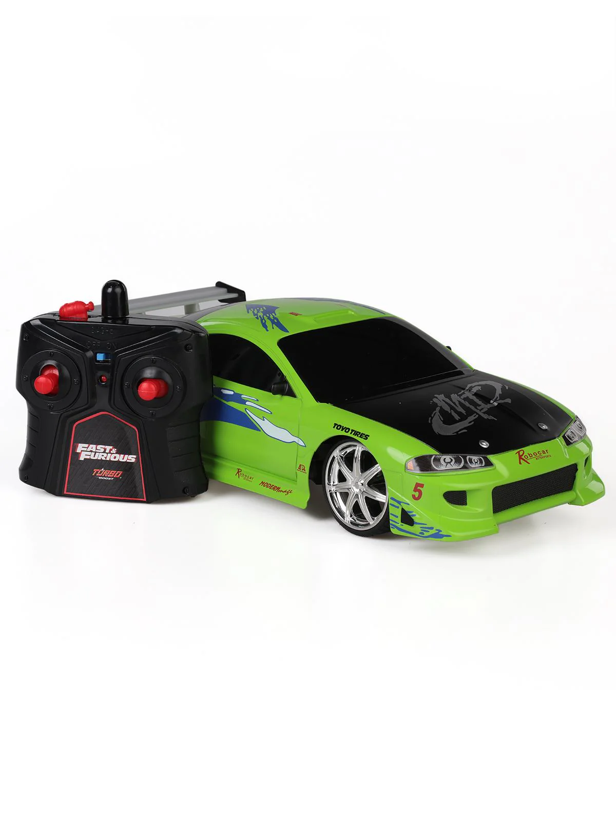 Jada Toys 1:16 Fast & Furious Mitsubıshı 1995 2.4 Ghz USB Şarjlı Uzaktan Kumandalı Araba - Image 10