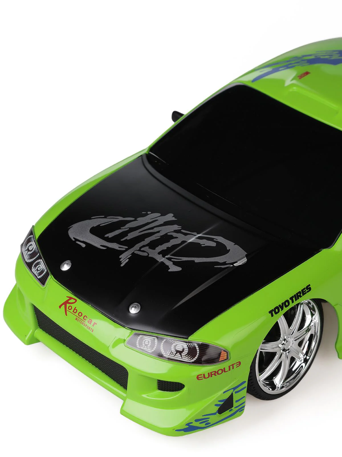 Jada Toys 1:16 Fast & Furious Mitsubıshı 1995 2.4 Ghz USB Şarjlı Uzaktan Kumandalı Araba - Image 9