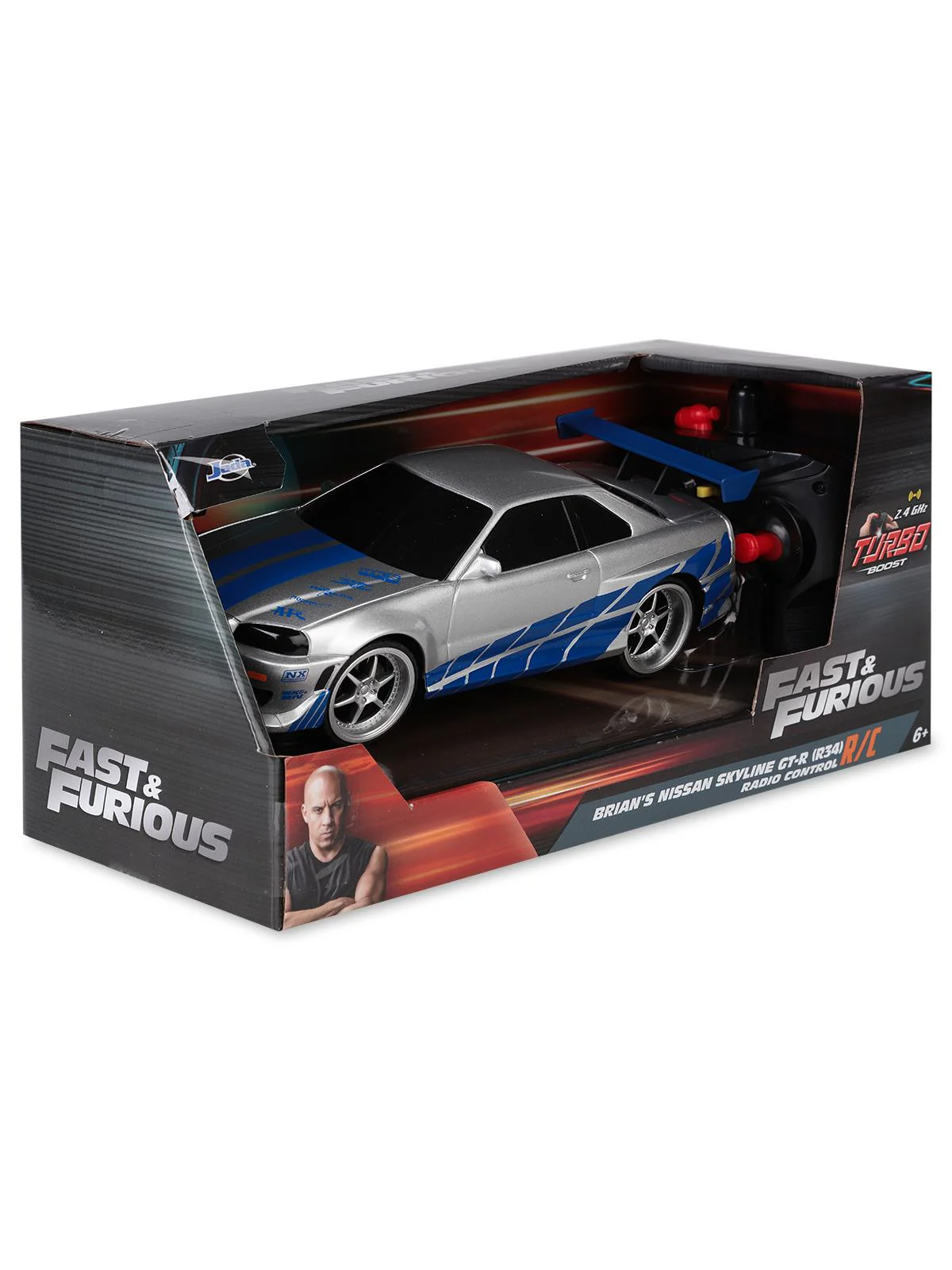 Jada Toys 1:24 Fast & Furious Nissan Skyline GTR Uzaktan Kumandalı Araba - Image 4