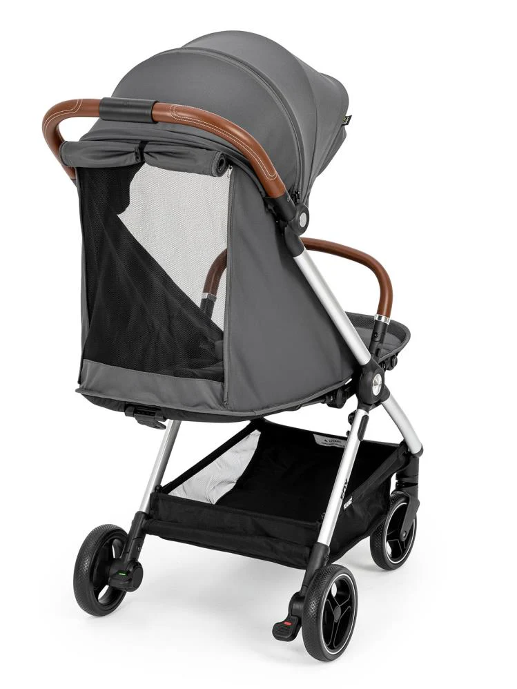 Kanz Fox Kabin Boy Bebek Arabası - Gri - Image 13