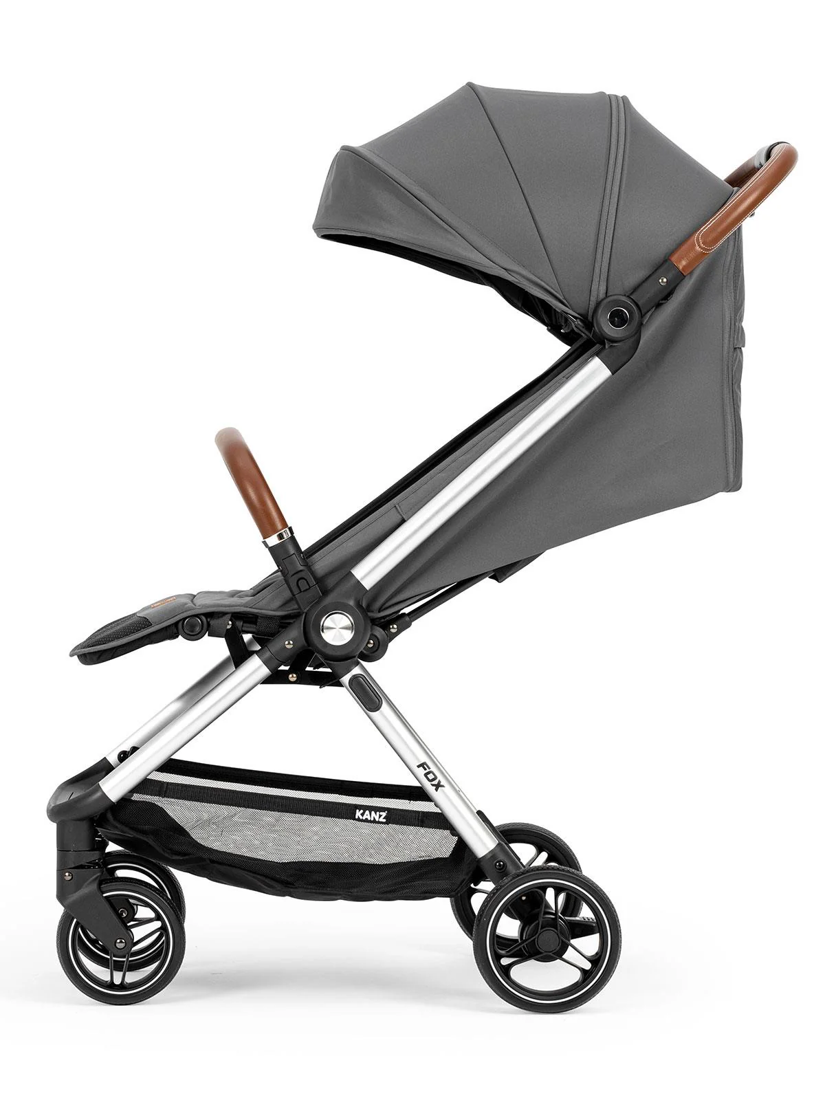Kanz Fox Kabin Boy Bebek Arabası - Gri - Image 30