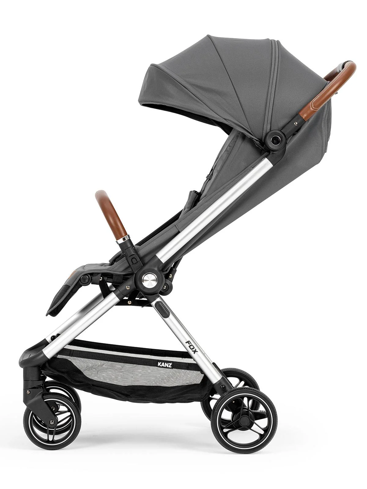 Kanz Fox Kabin Boy Bebek Arabası - Gri - Image 31