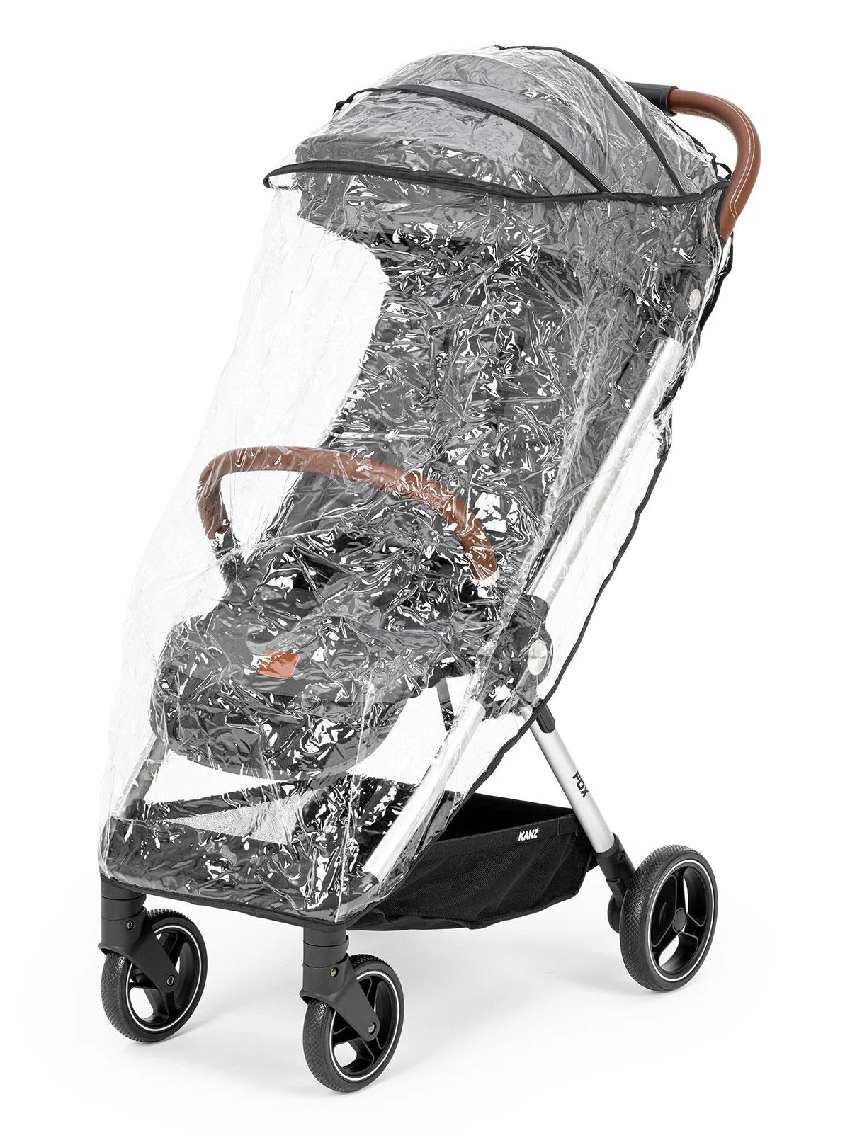 Kanz Fox Kabin Boy Bebek Arabası - Gri - Image 40