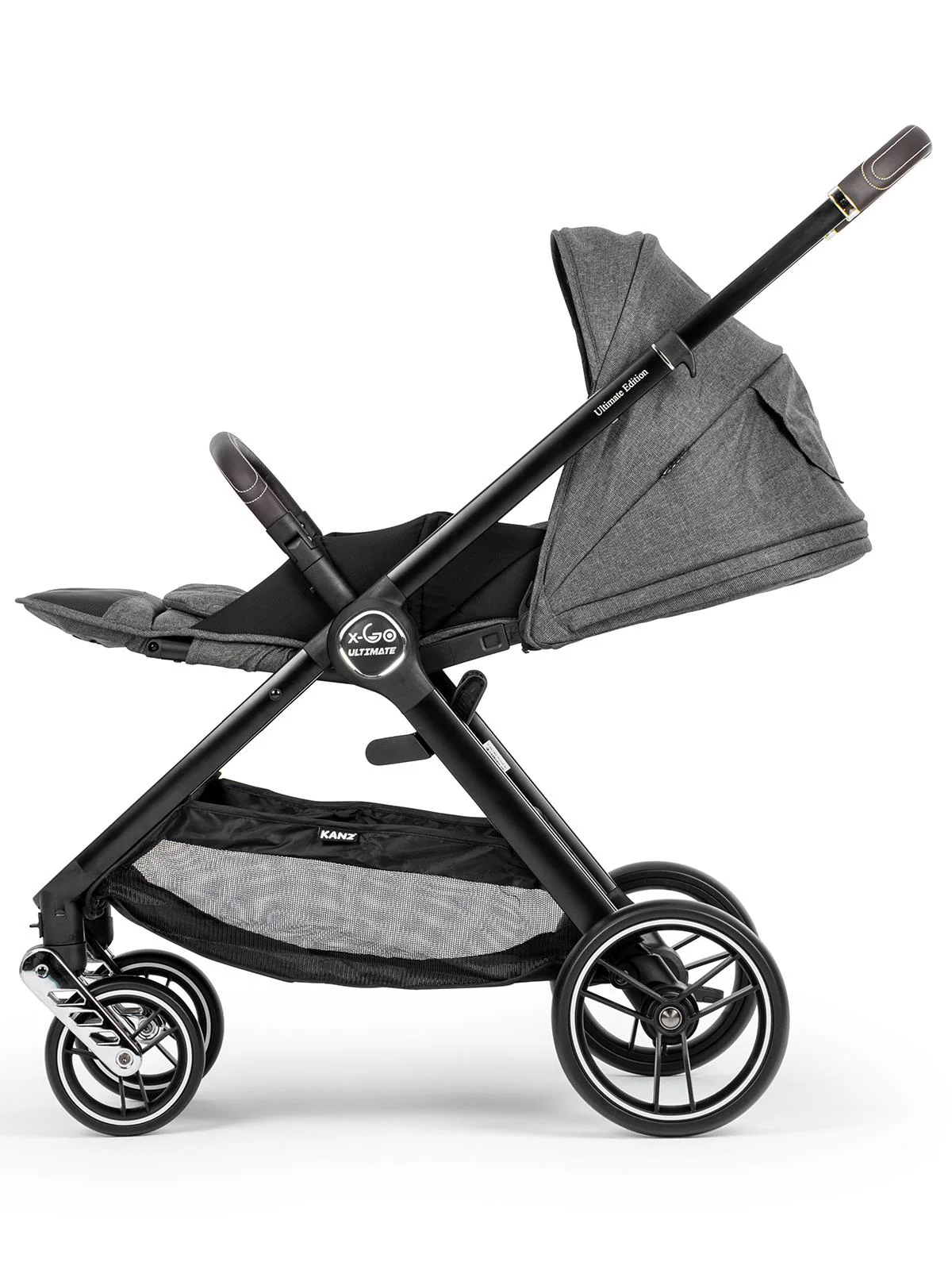 Kanz X-Go Ultimate Travel Sistem Bebek Arabası  - Gri - Image 13